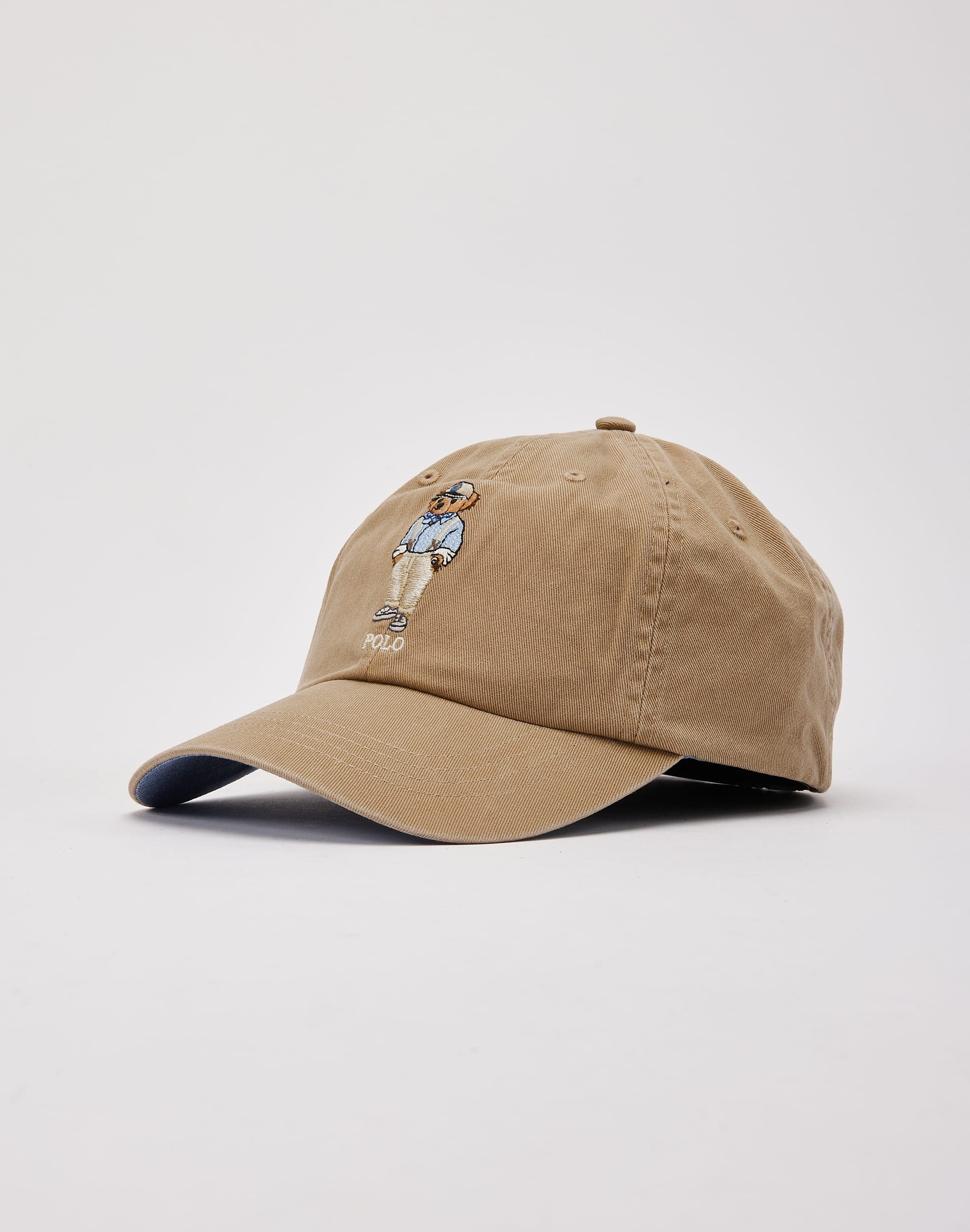 Beige ralph lauren cap on sale