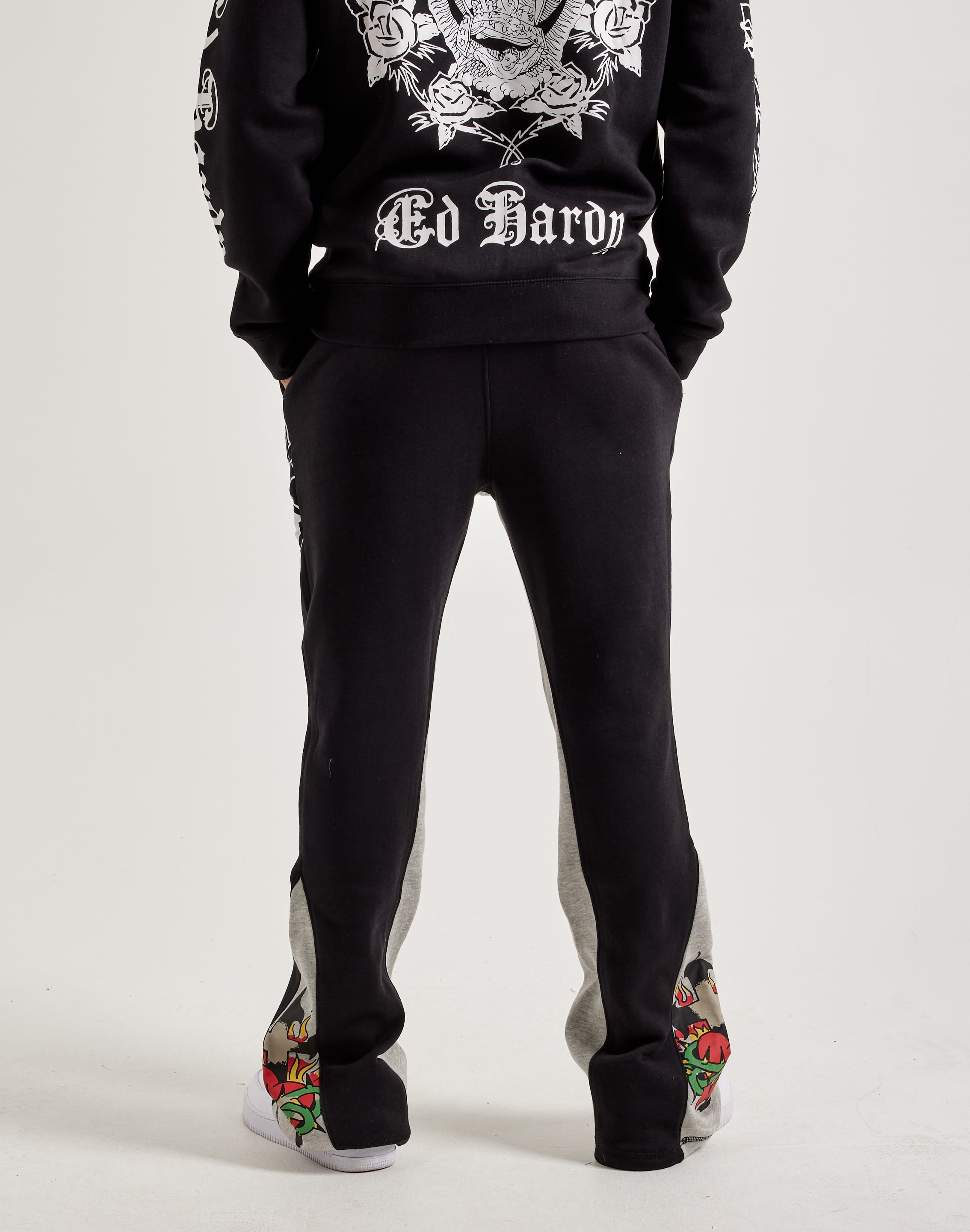 Ed Hardy Mary Cross Bootcut Sweatpants