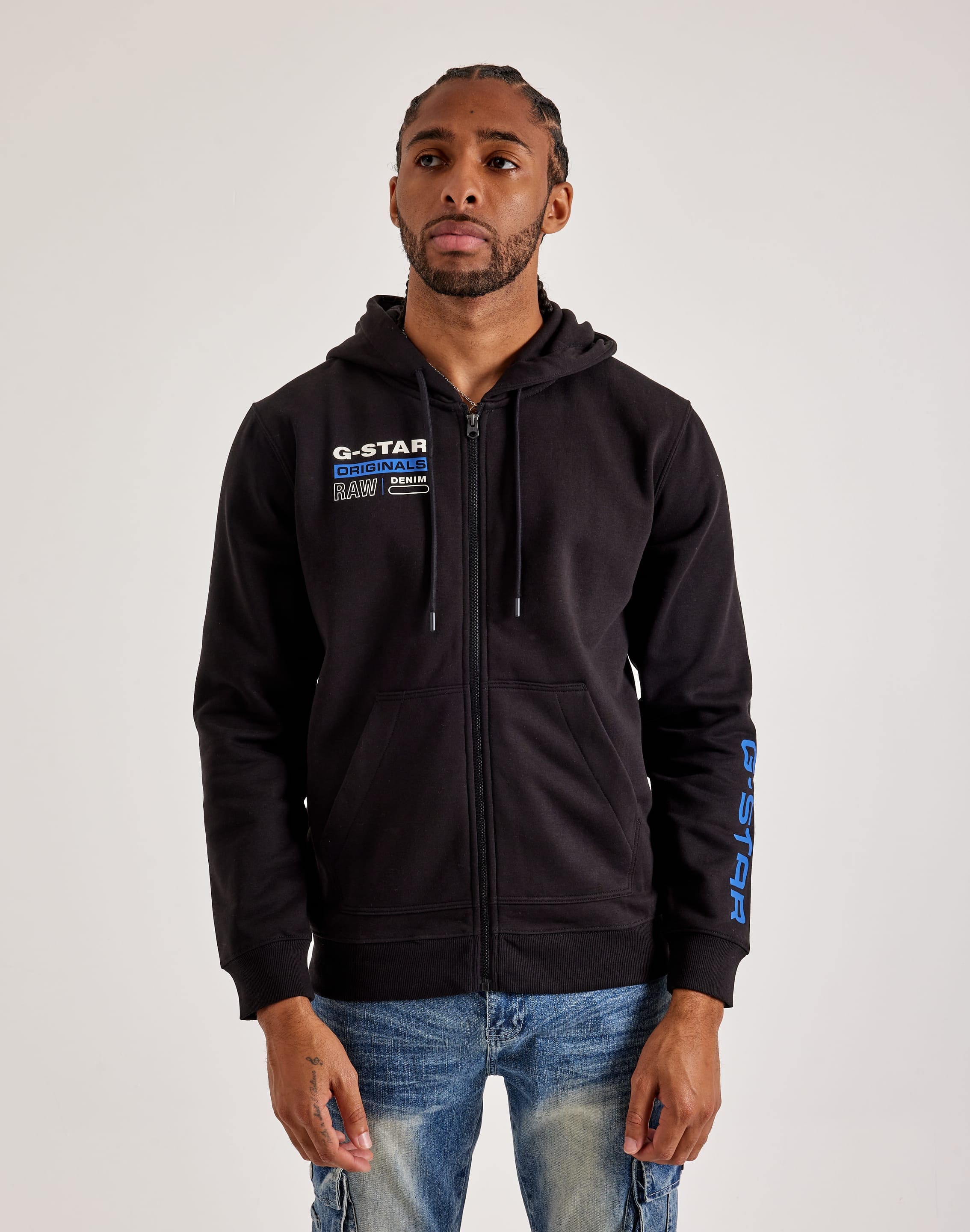 Men’s G-Star Raw Full Zip Hoodie outlet