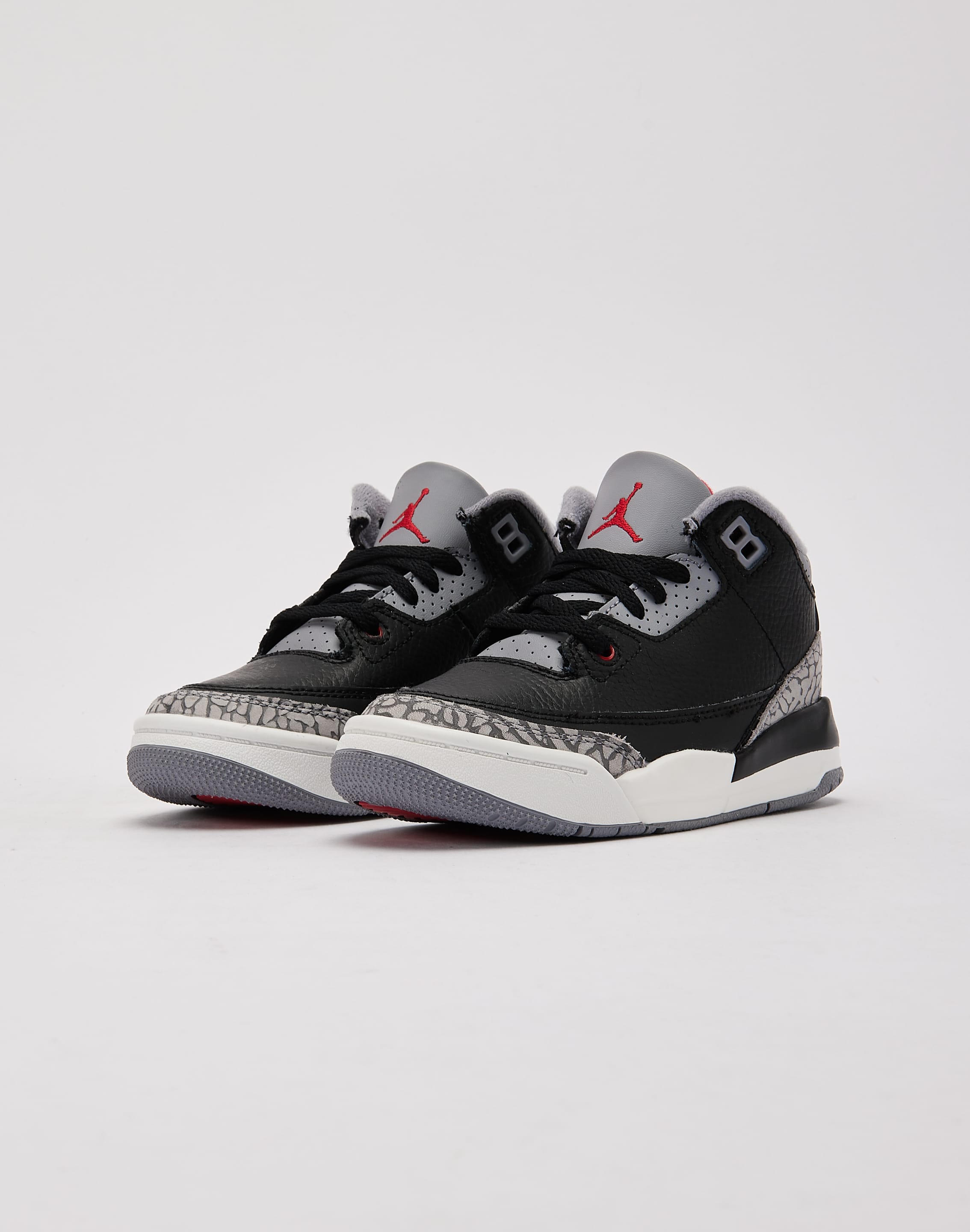 Jordan 3 black cement preschool on sale