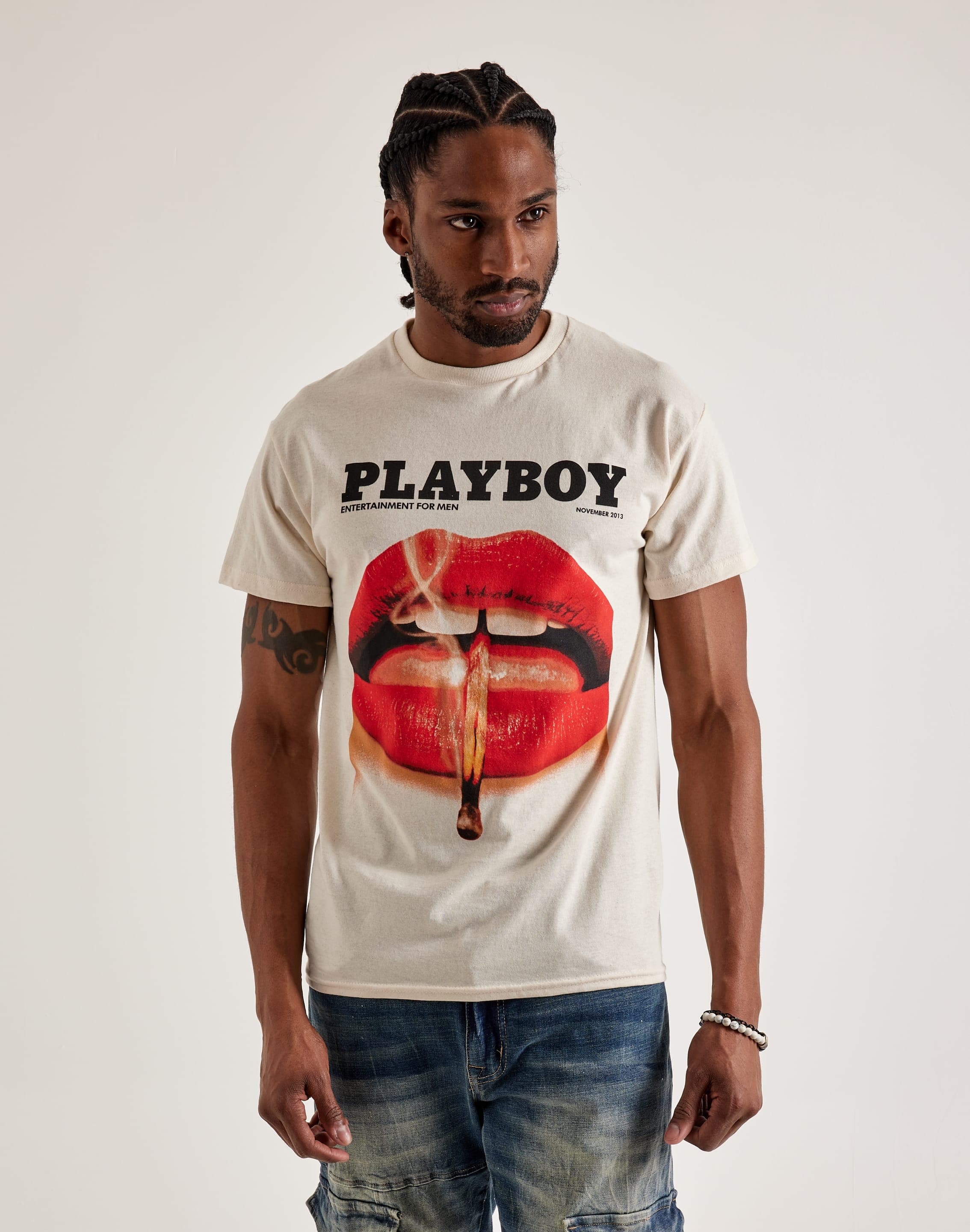 Merch Traffic Playboy Lips Cover Tee – DTLR