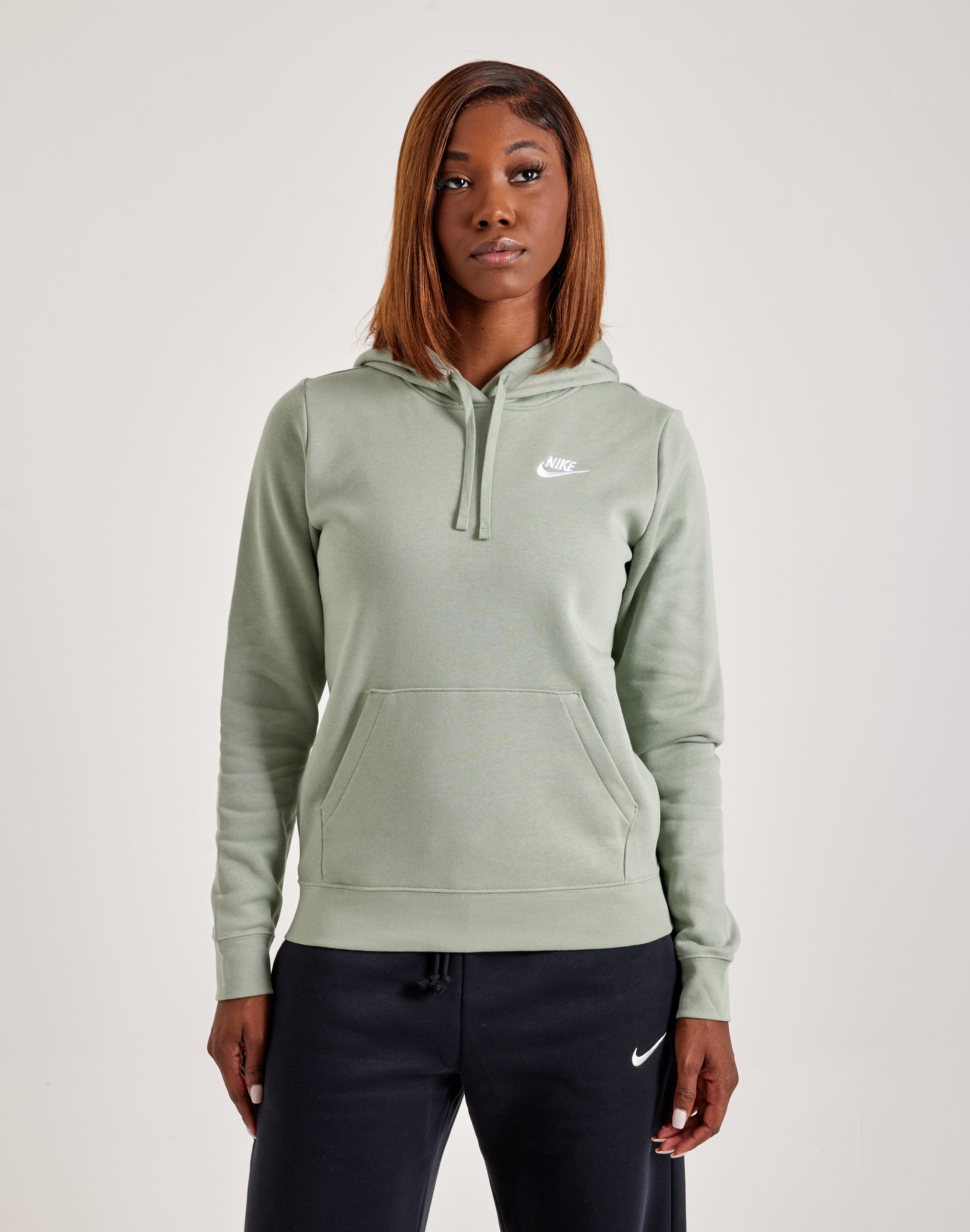 Nike pullover hoodie green hotsell