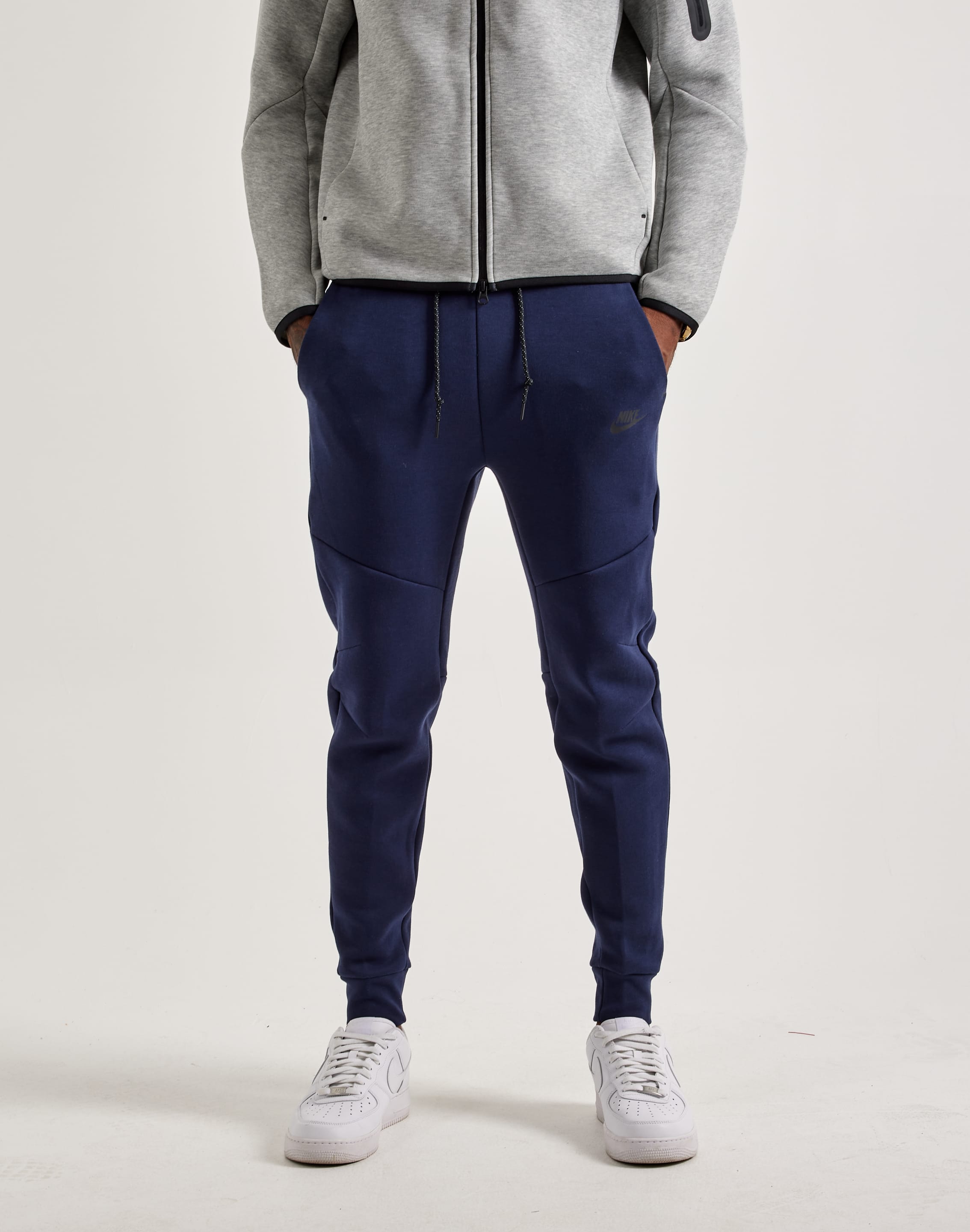 Navy Blue Nike Tech popular Fleece