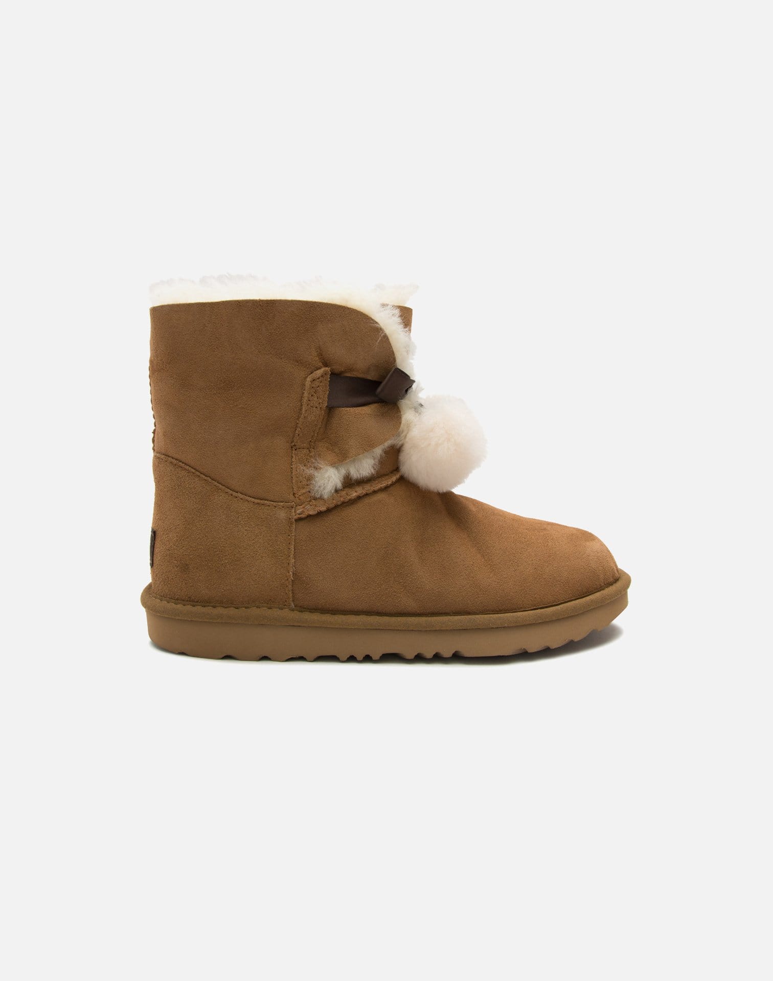 UGG Mini Gita Fur Ball Boots