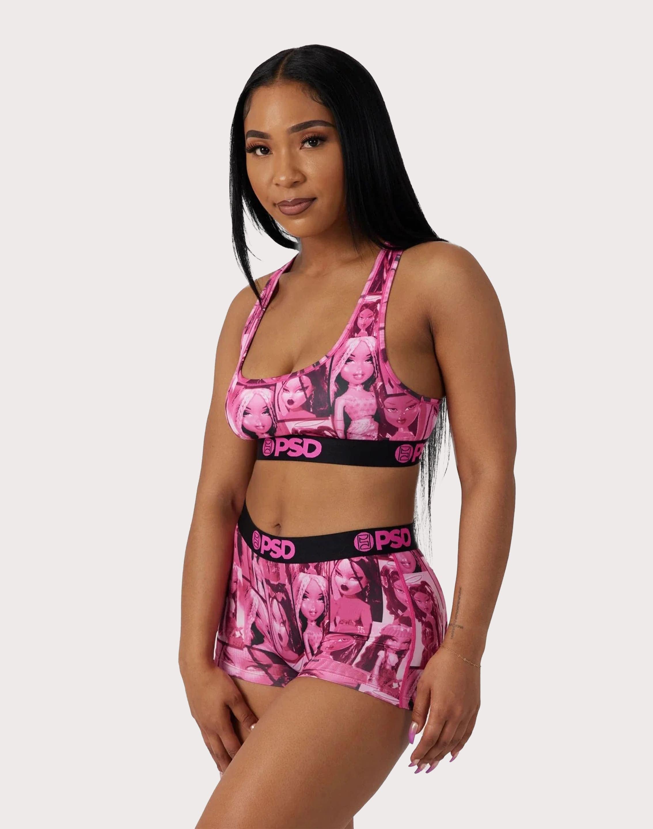 PSD Underwear Bratz Cheetah Print Thong Panty - Multi – Dolls Kill