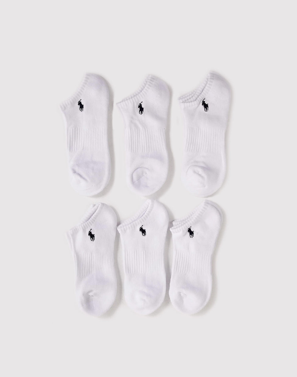 Polo Ralph Lauren Ribbed Sport Low Socks 6-Pack – DTLR