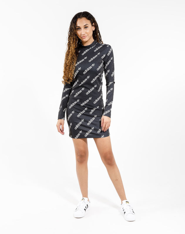 Adidas Aop Long-Sleeves Dress – DTLR