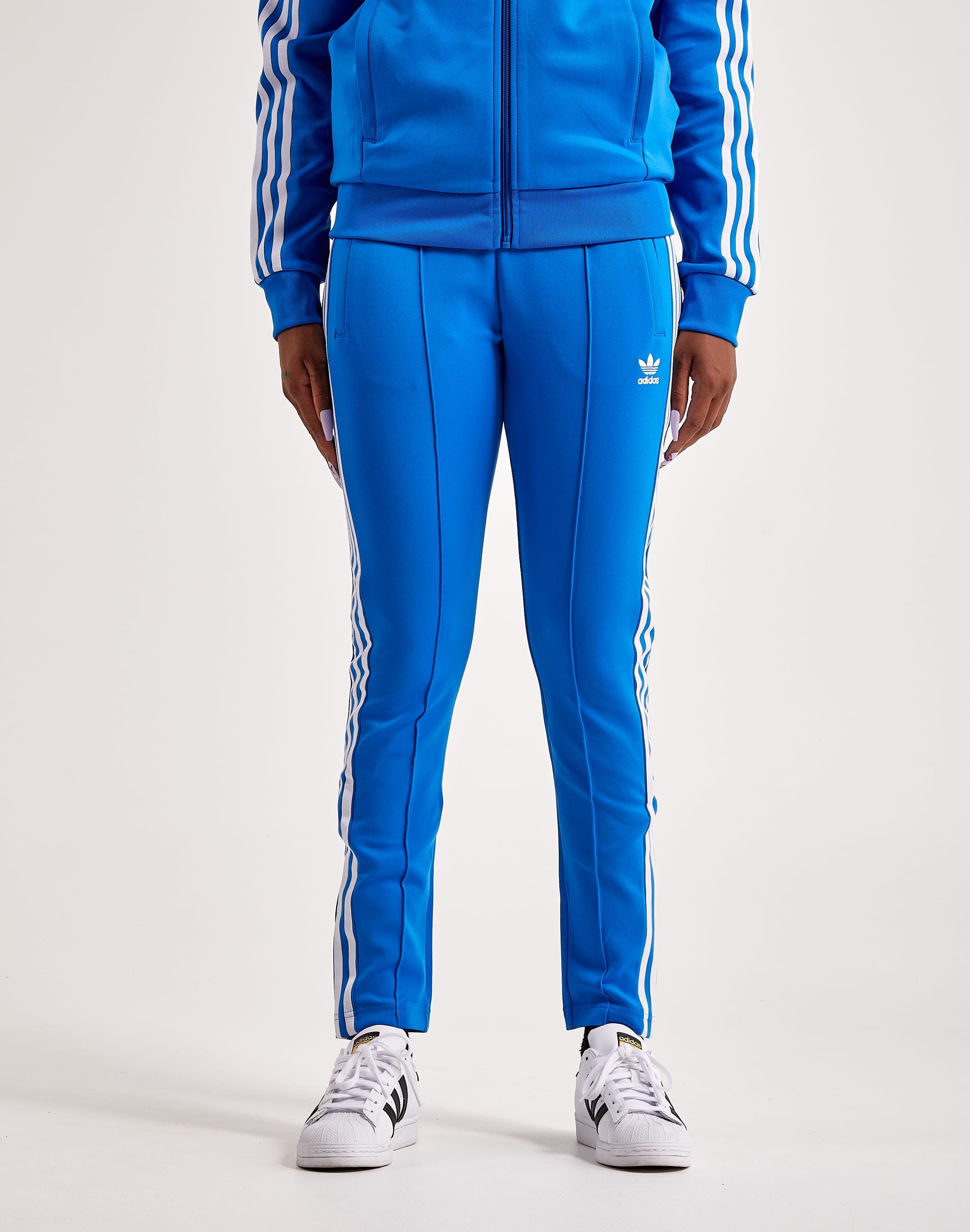 Women's Clothing - Faux Leather SST Track Pants - Black | adidas Oman