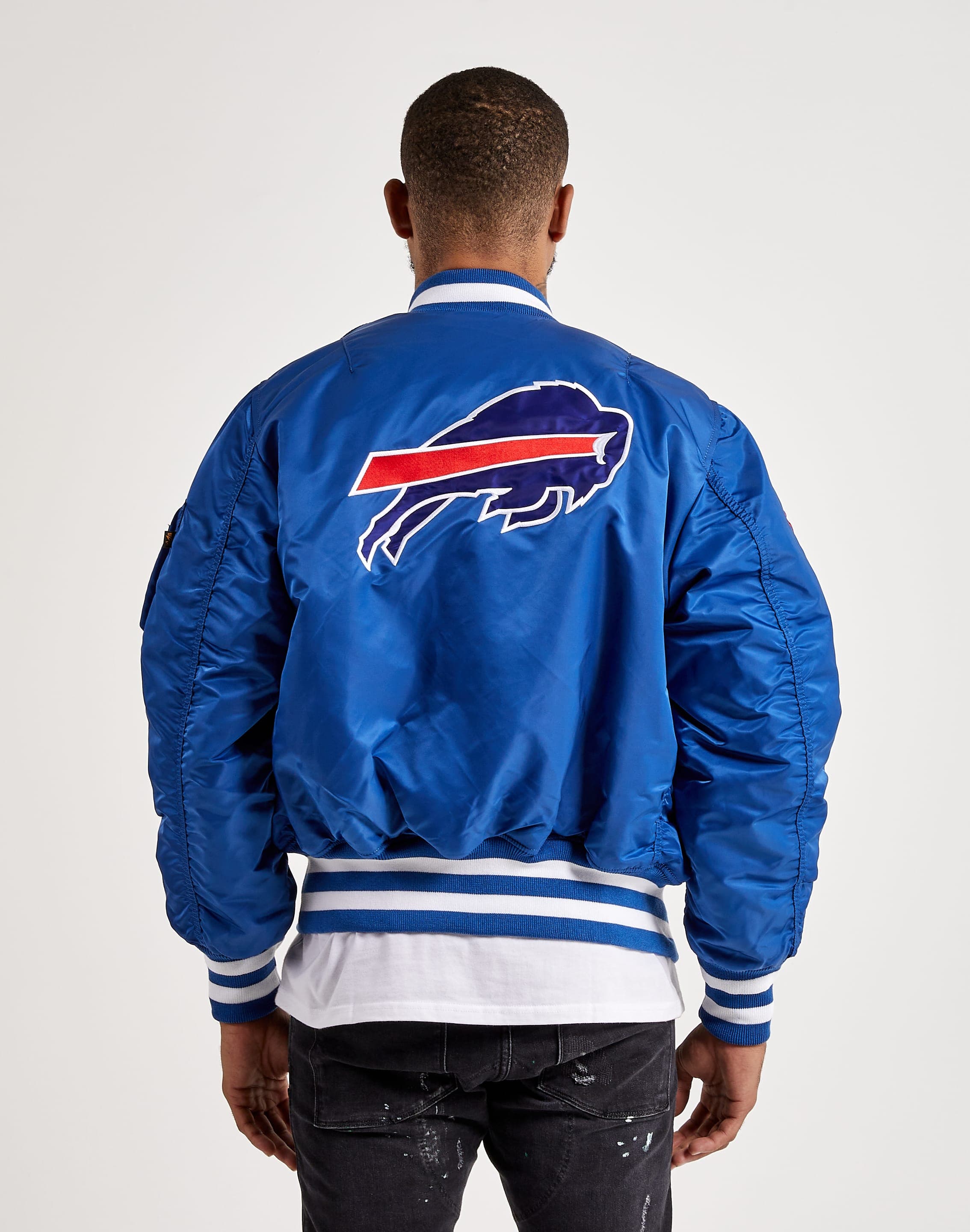 Alpha Industries | Los Angeles Chargers MA-1 Bomber Jacket | Alpha Industries Pacific Blue / S