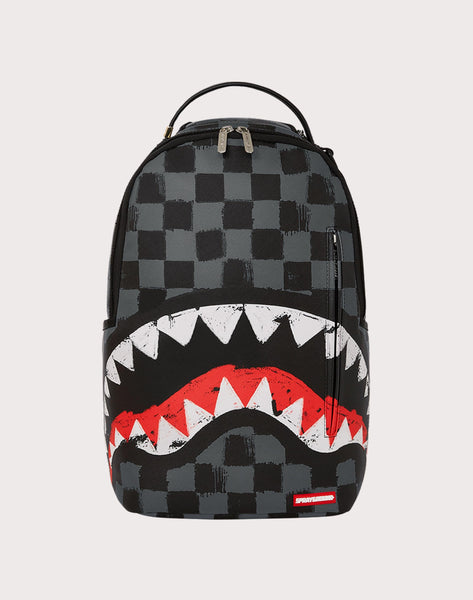 A Bathing Ape Color Camo Shark Backpack - Black/Red - Used