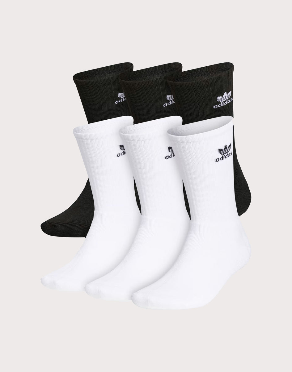 Adidas Trefoil Crew Socks 6-Pack – DTLR