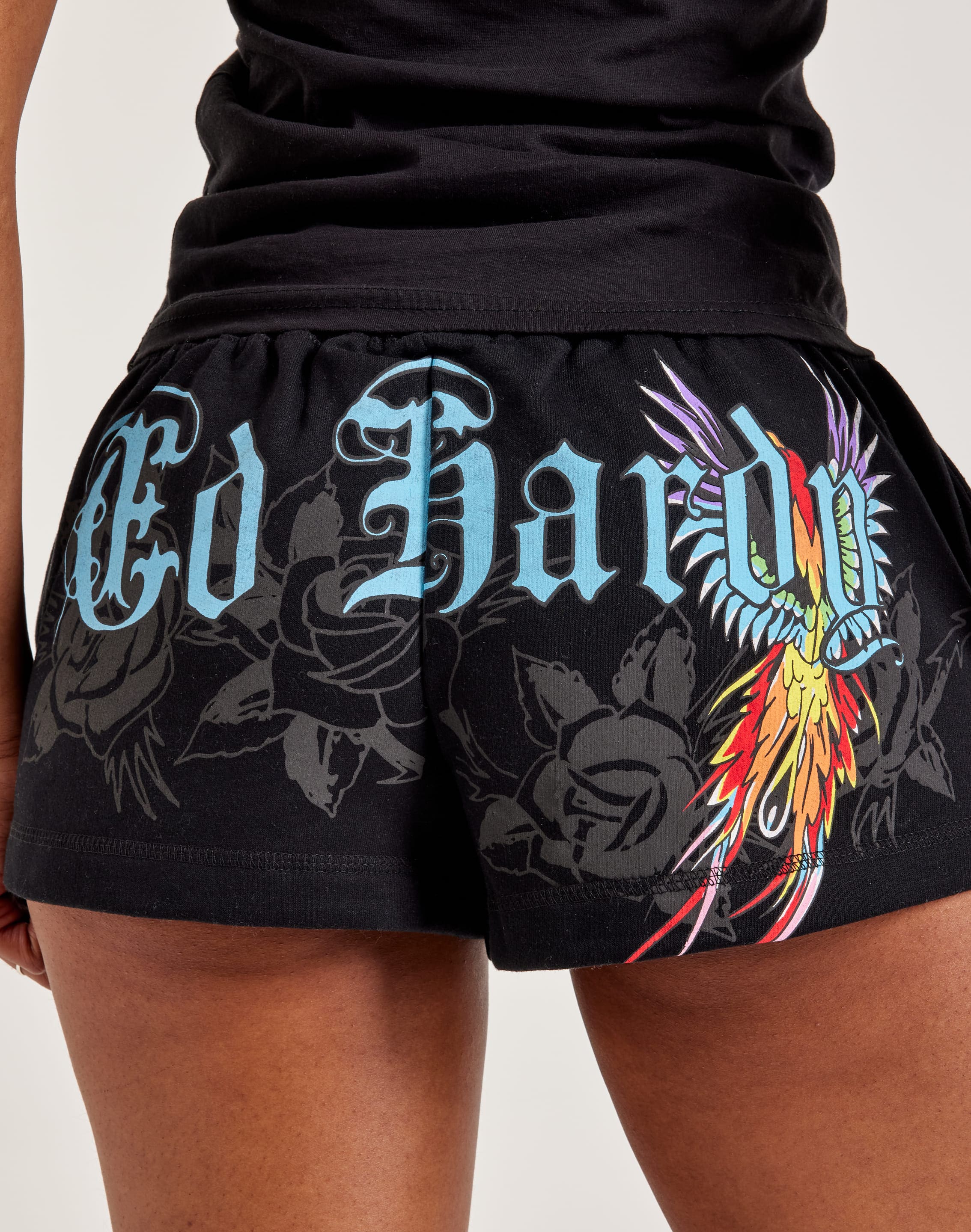 Ed Hardy Phoenix Y2K Shorts DTLR