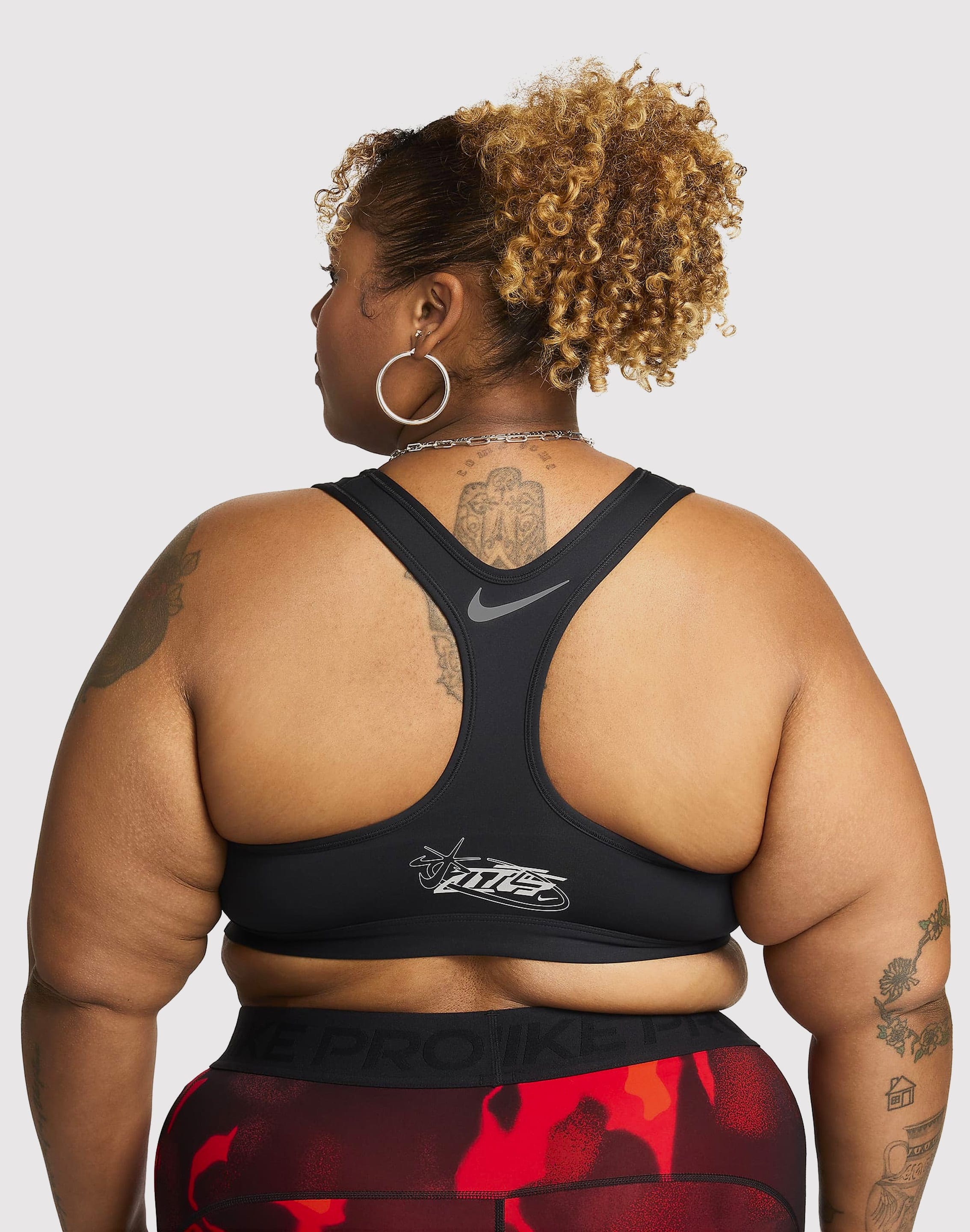 Nike Dri Fit Sports Bra Women's Swoosh Plus Size Med Support 2x
