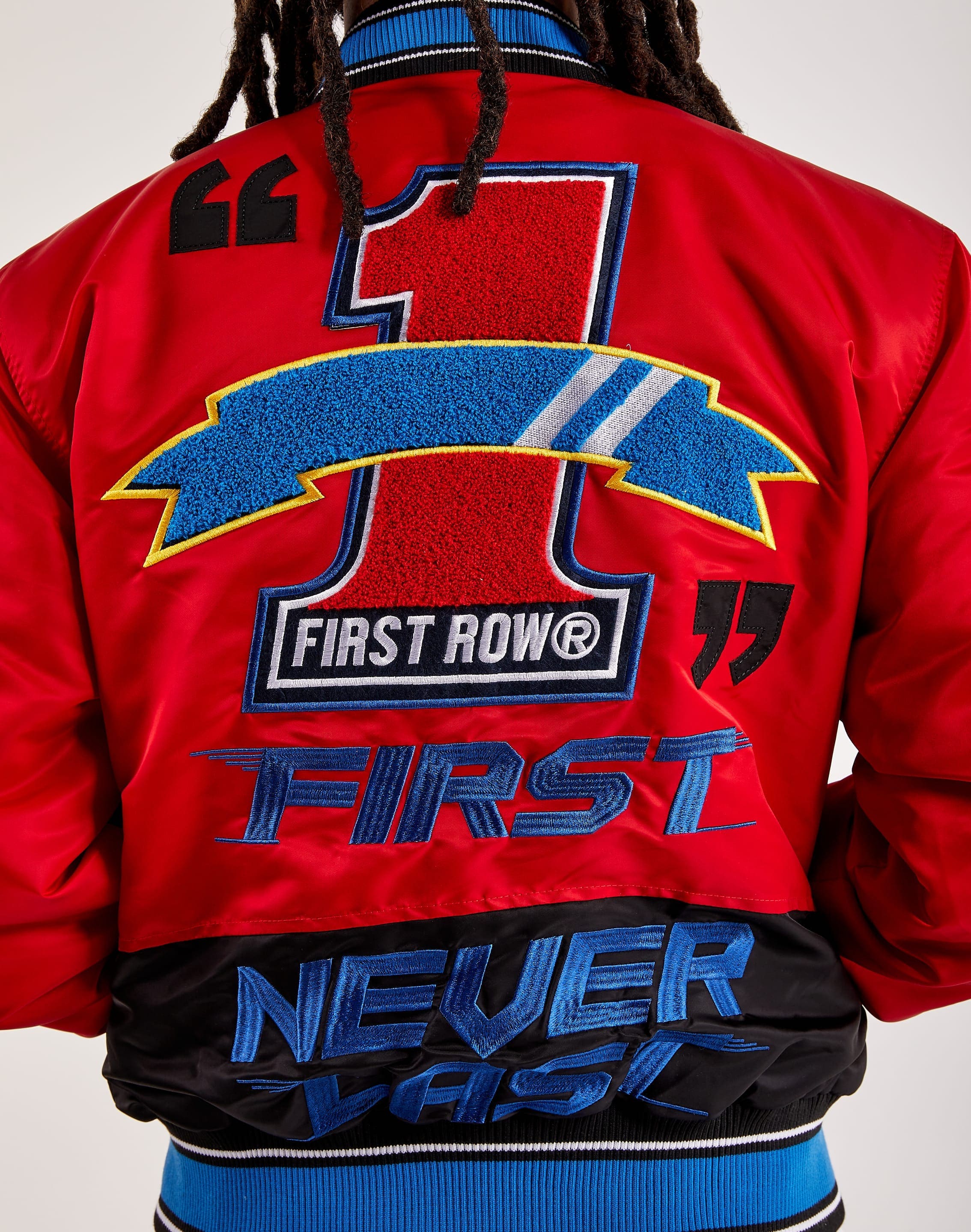 First Row Nylon Racing Jacket Red