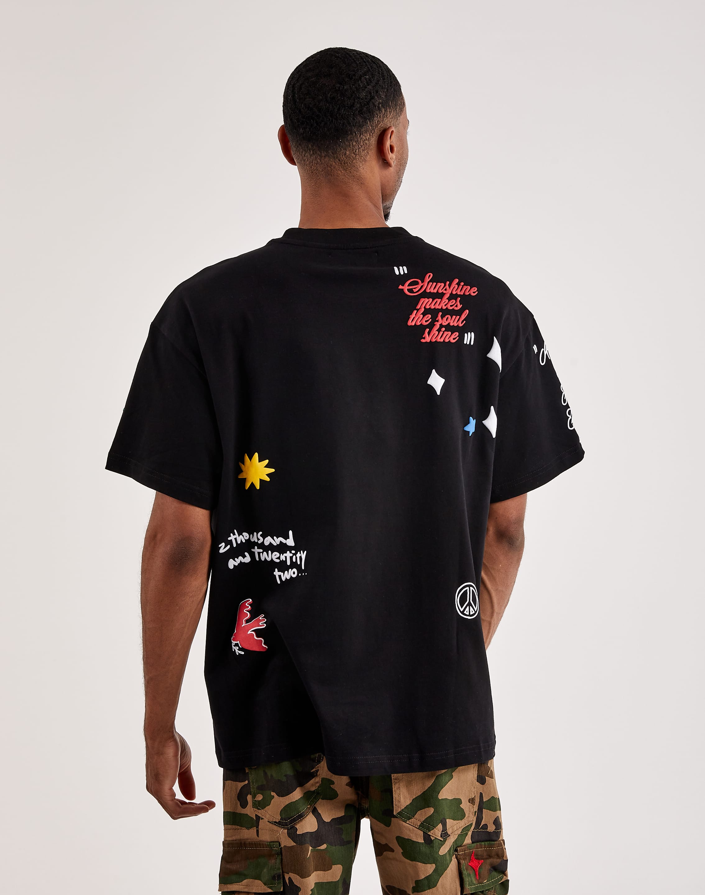 First Row Men's Embroidered Tee