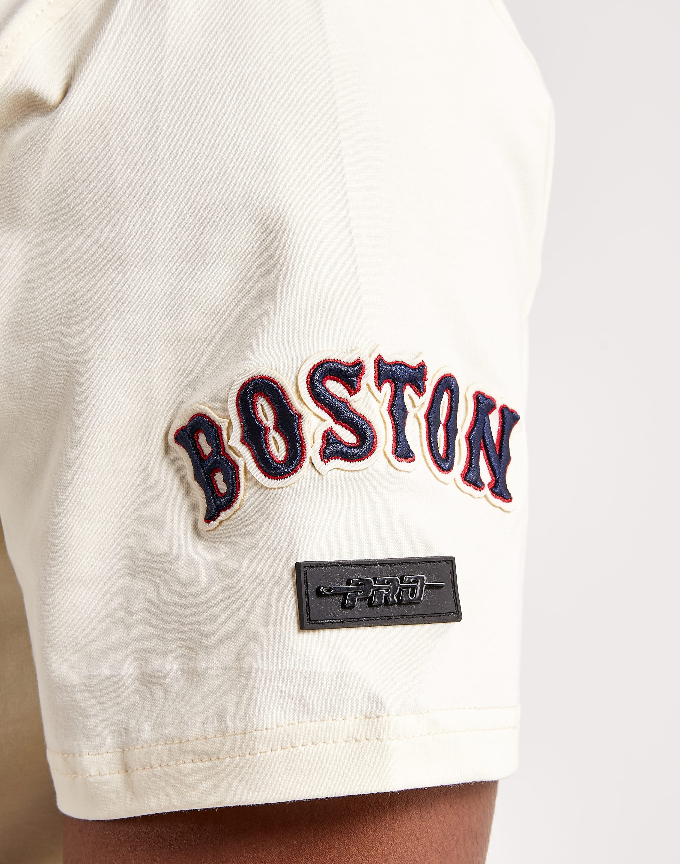 Boston Red Sox Pro Standard Women's Washed Neon Cropped Boxy T-Shirt - White