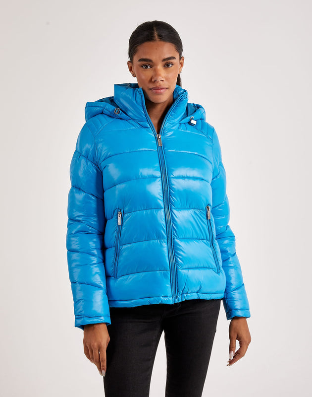 Guess Hooded Puffer Jacket – DTLR