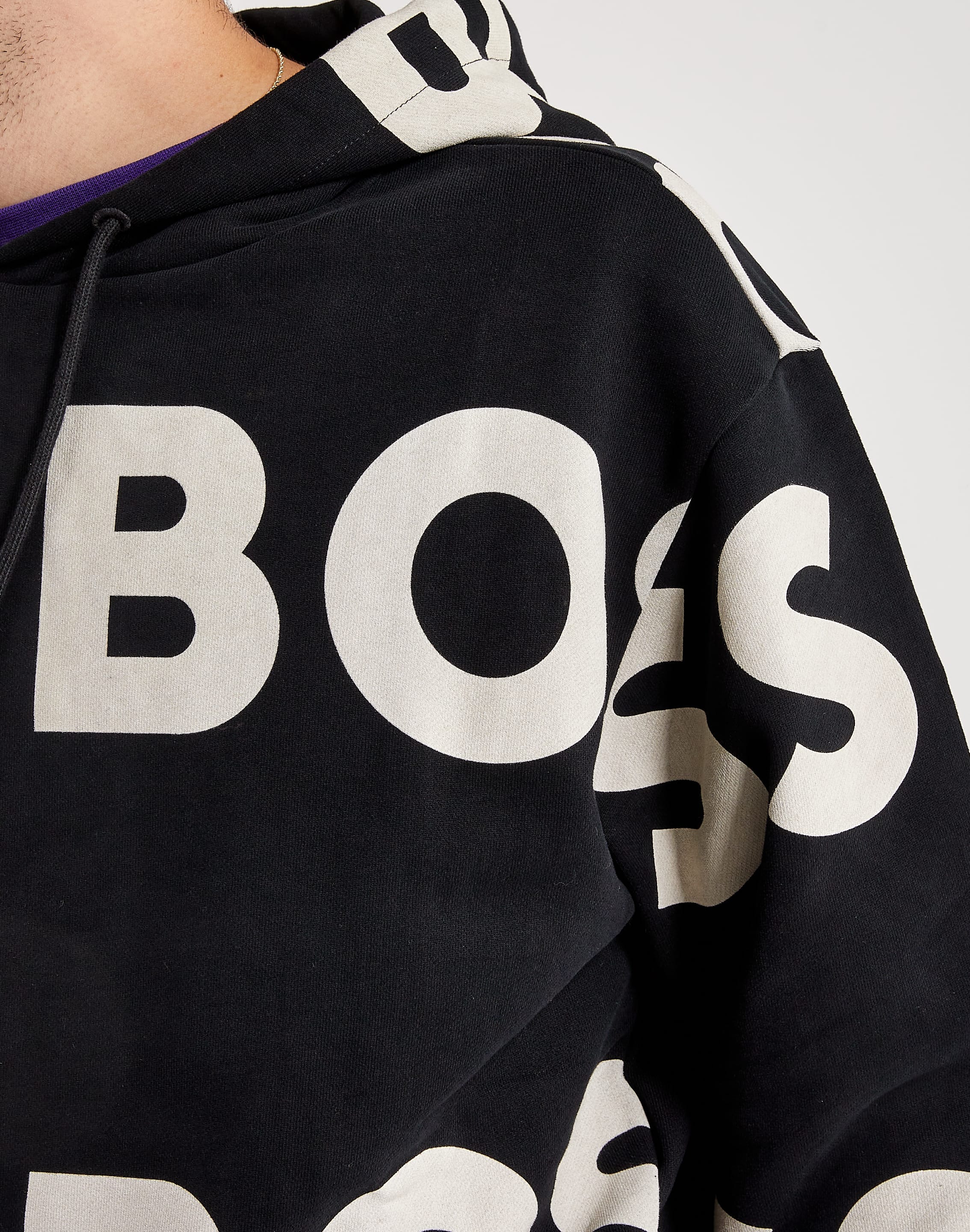 Boss Men's Iconic Logo Print Hoodie