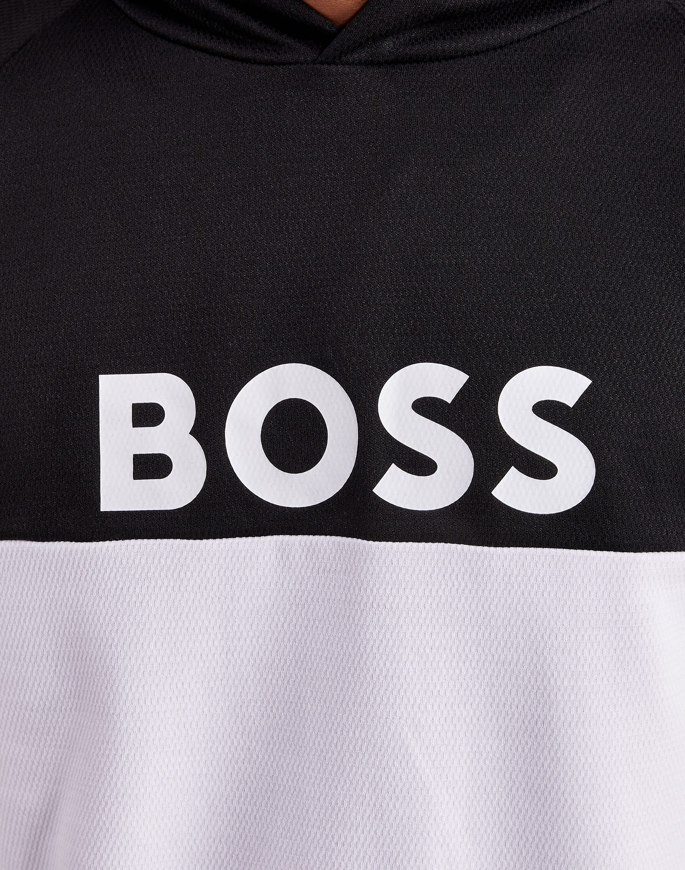 Black and white discount hugo boss hoodie