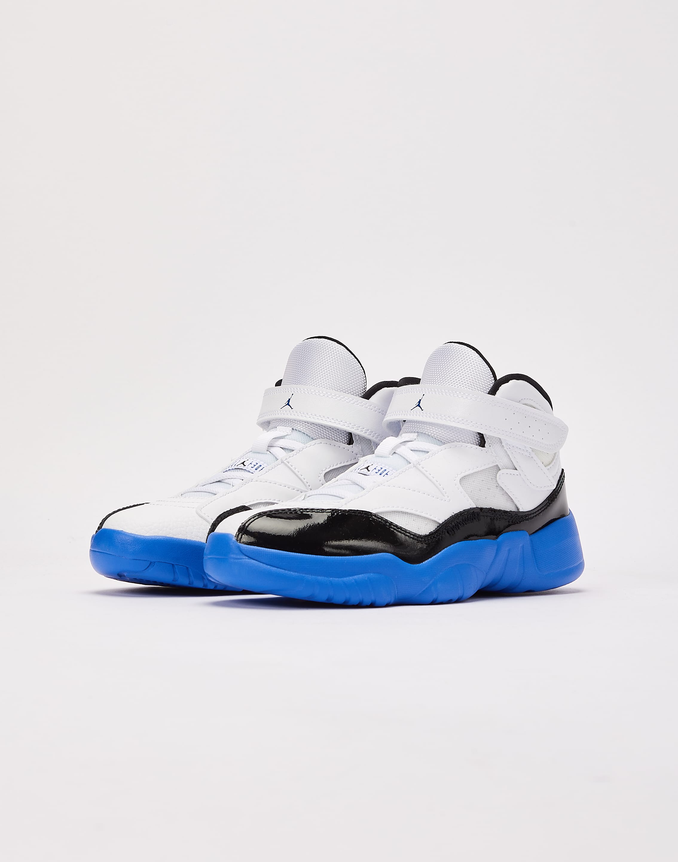 Jordan jumpman blue outlet and white