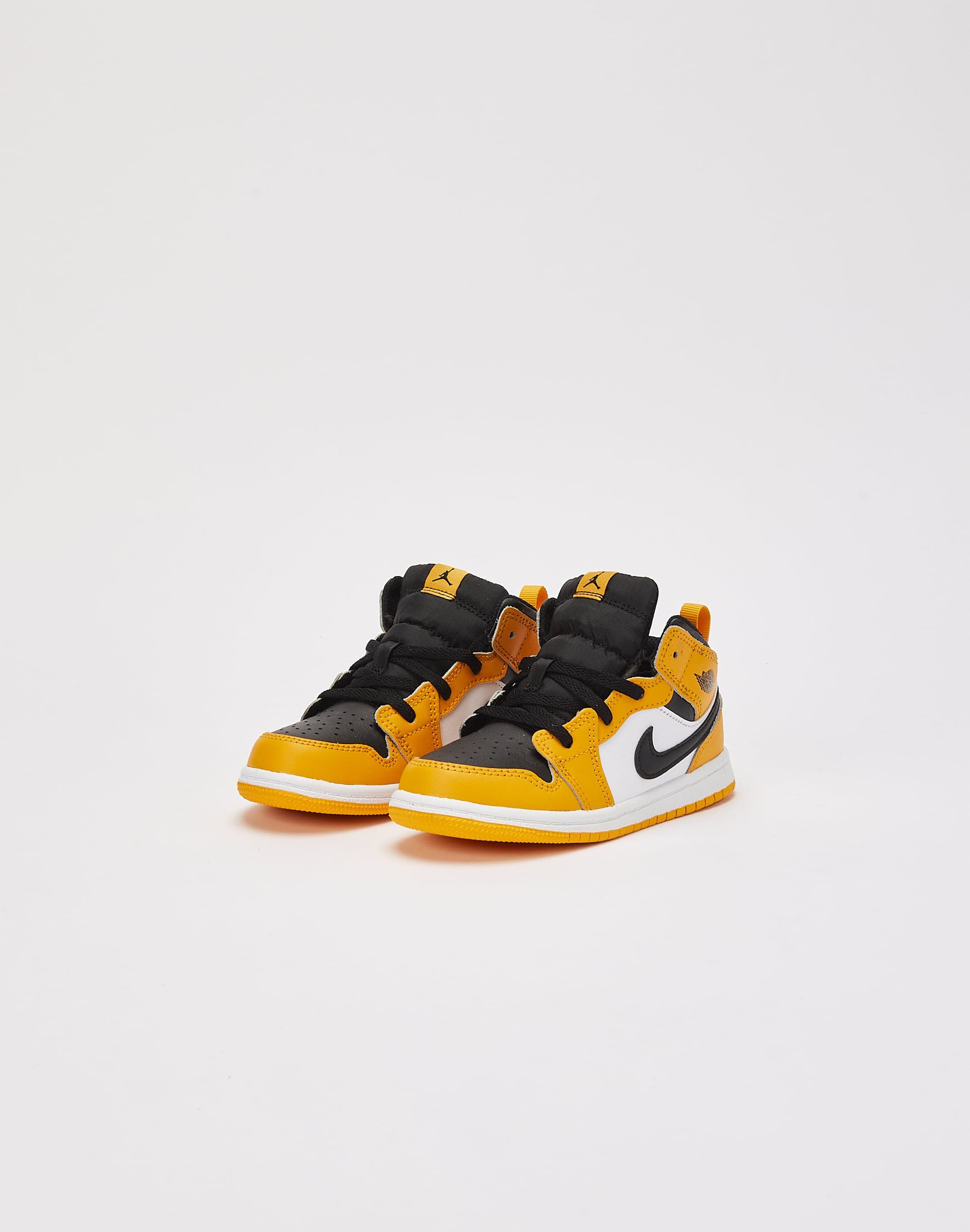 Black and yellow 2024 jordan 1 toddler