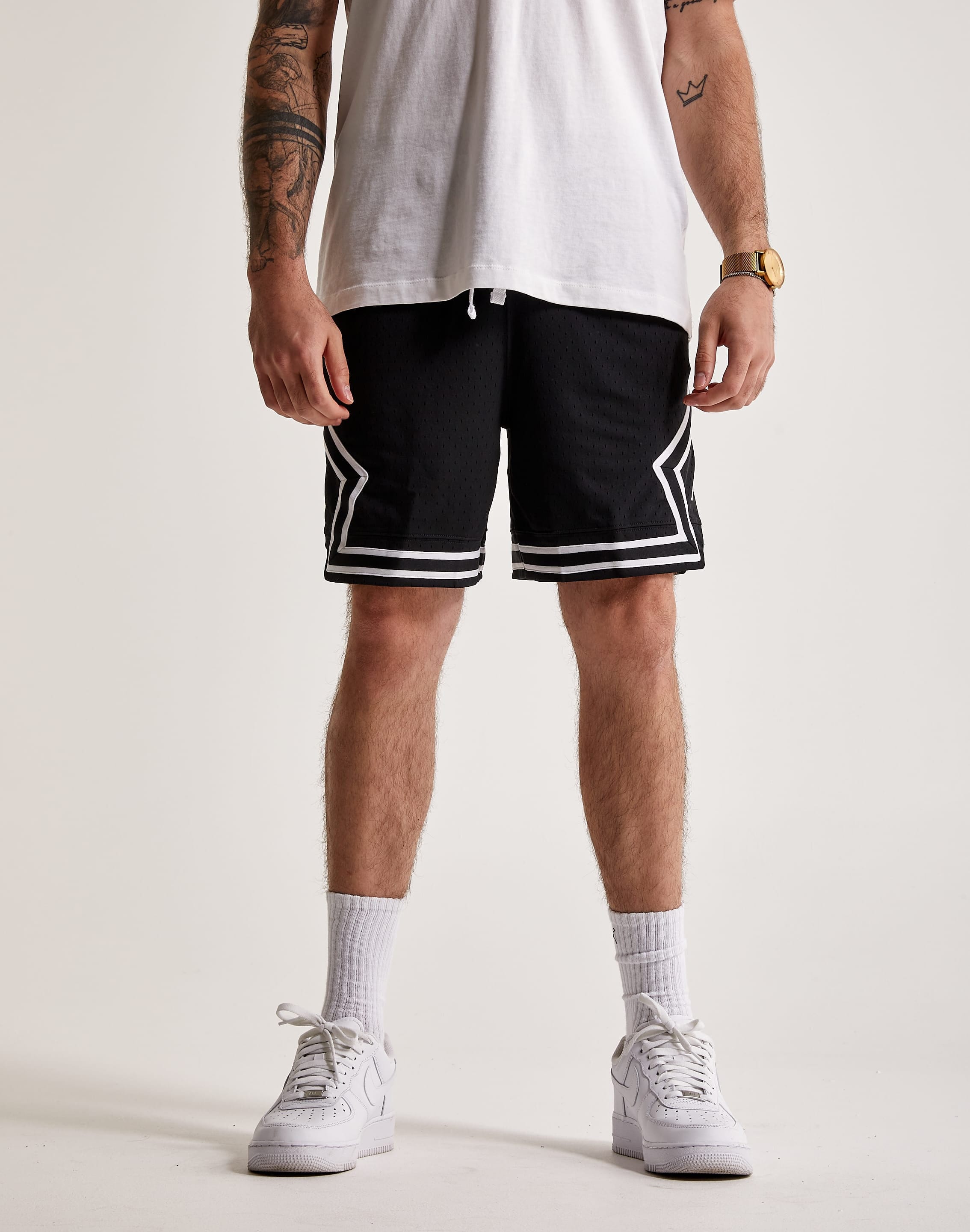 Jordan Men's Dri-Fit Sport Diamond Shorts, Medium, Black