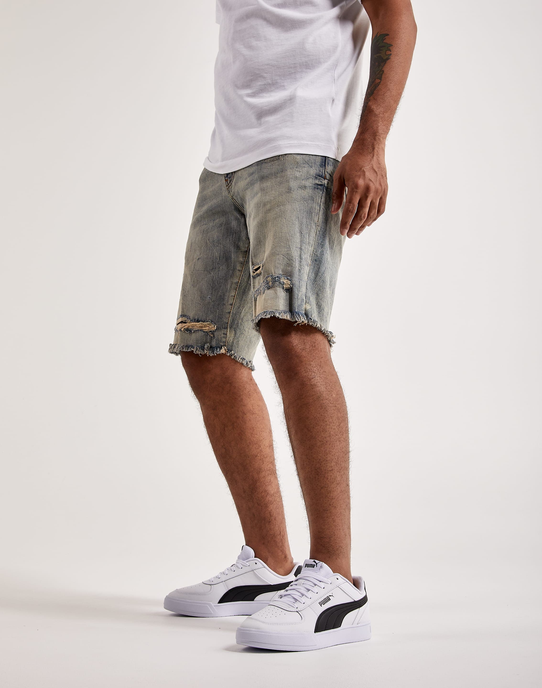 Jean shorts with on sale jordans