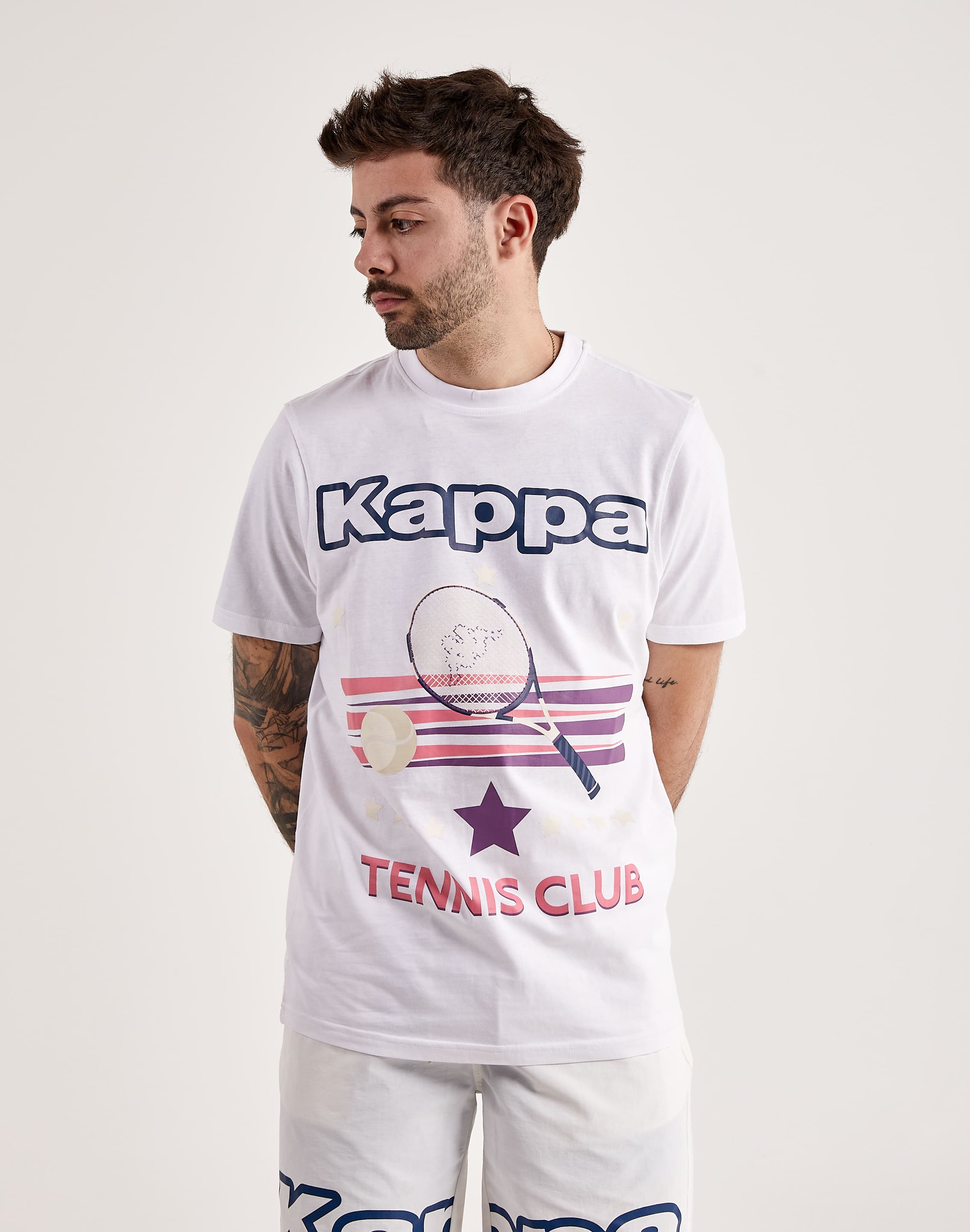 Kappa Unisex T-Shirt White Size 5 Cotton