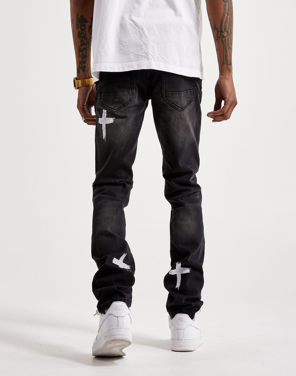 Kilogram Painted Cross Jeans – DTLR
