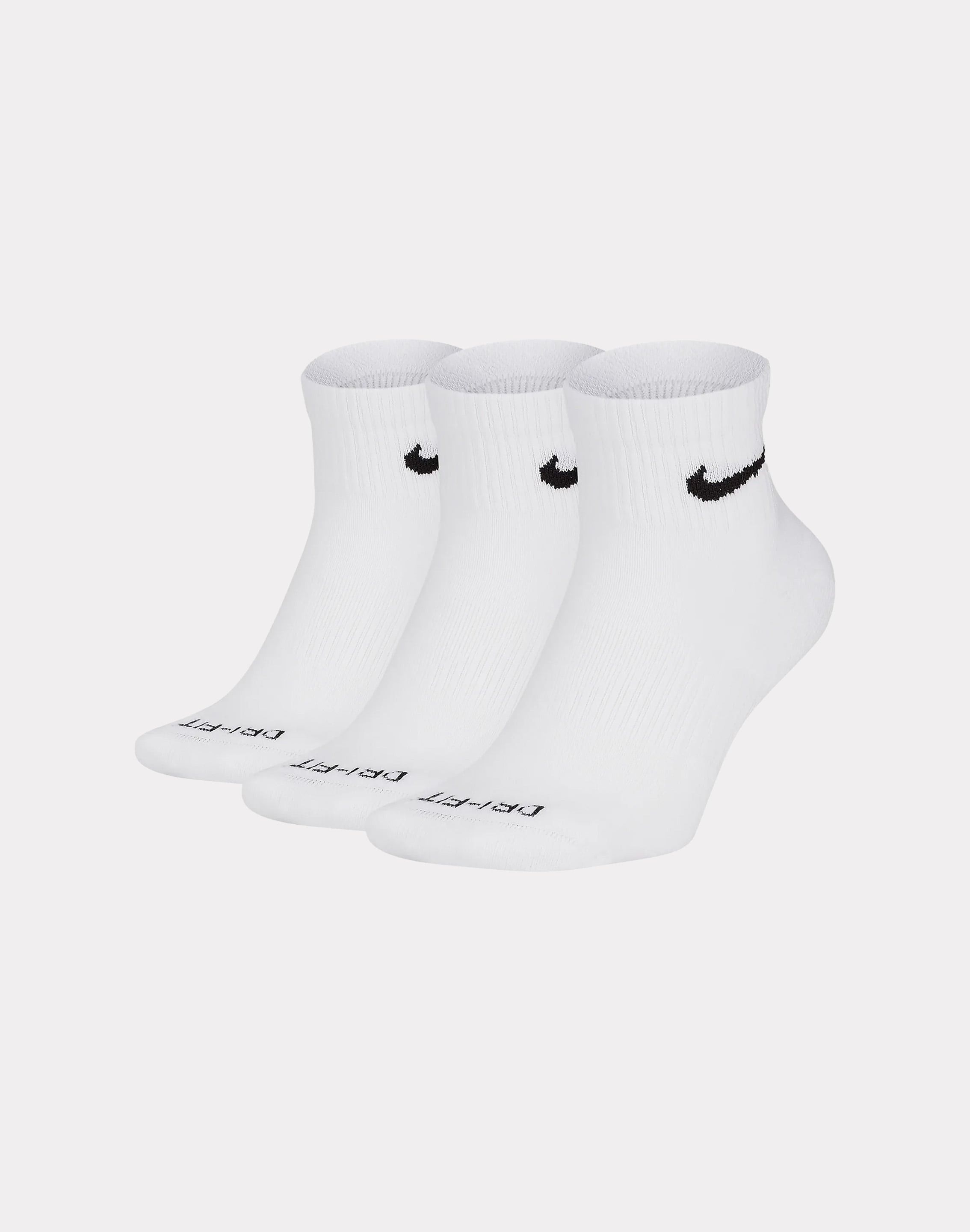 Nike Everyday Plus Cushioned Low-Cut Socks 3 Pack (White