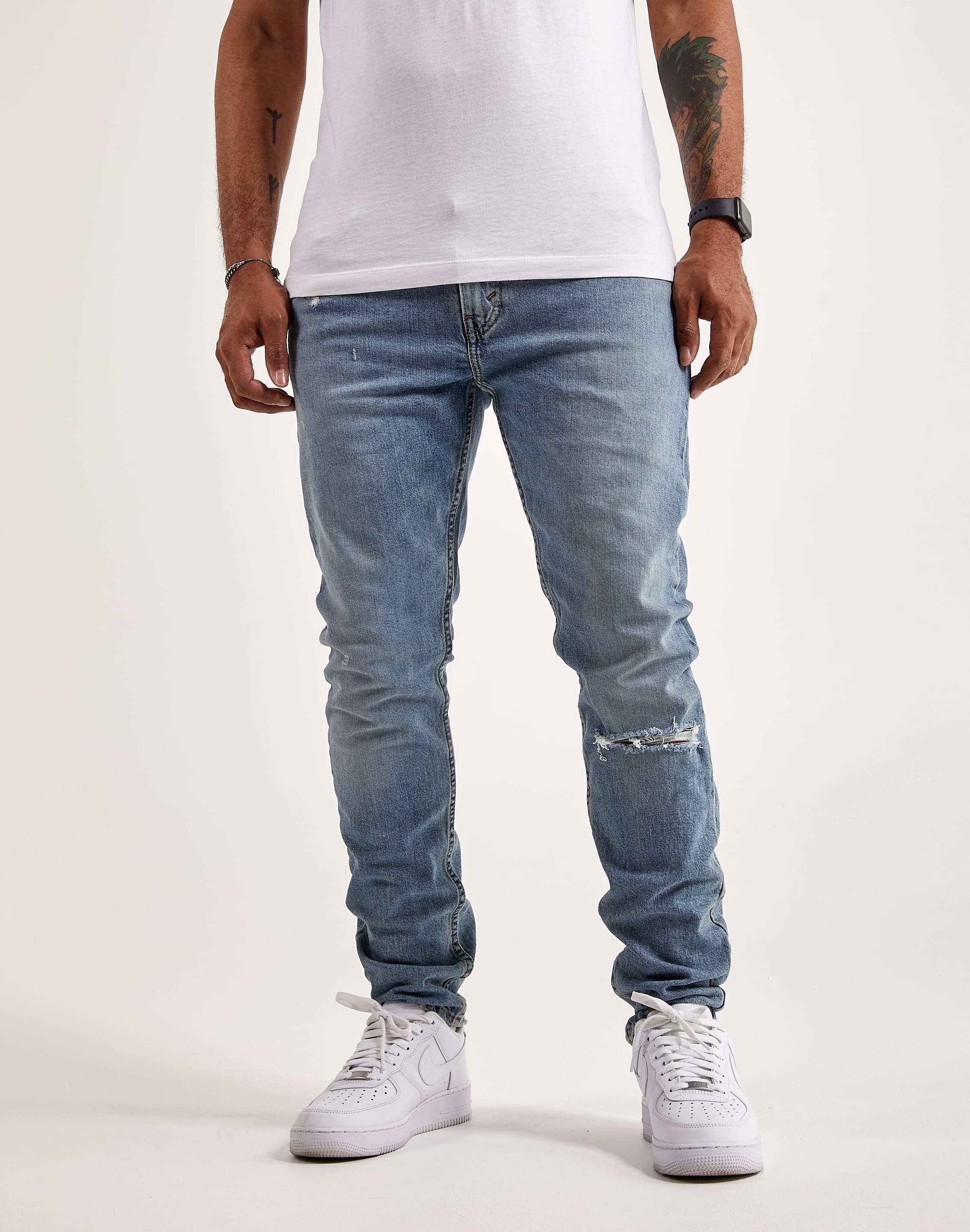 Levi's 512 slim taper fit jeans in here we go light wash