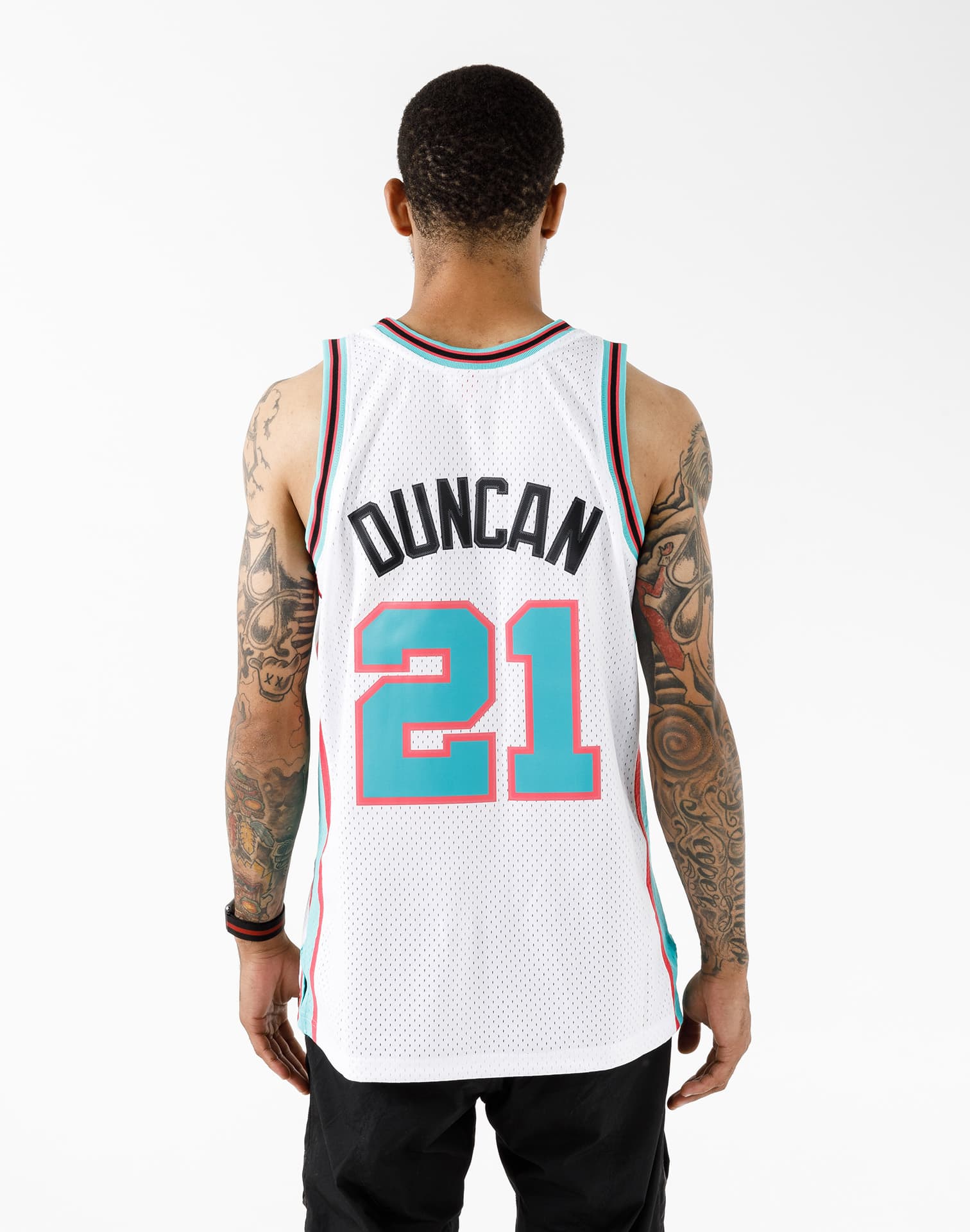 Mitchell & Ness Men NBA San Antonio Spurs Swingman Jersey Tim Duncan Camo  '13-14 SMJY4453SAS13TD –