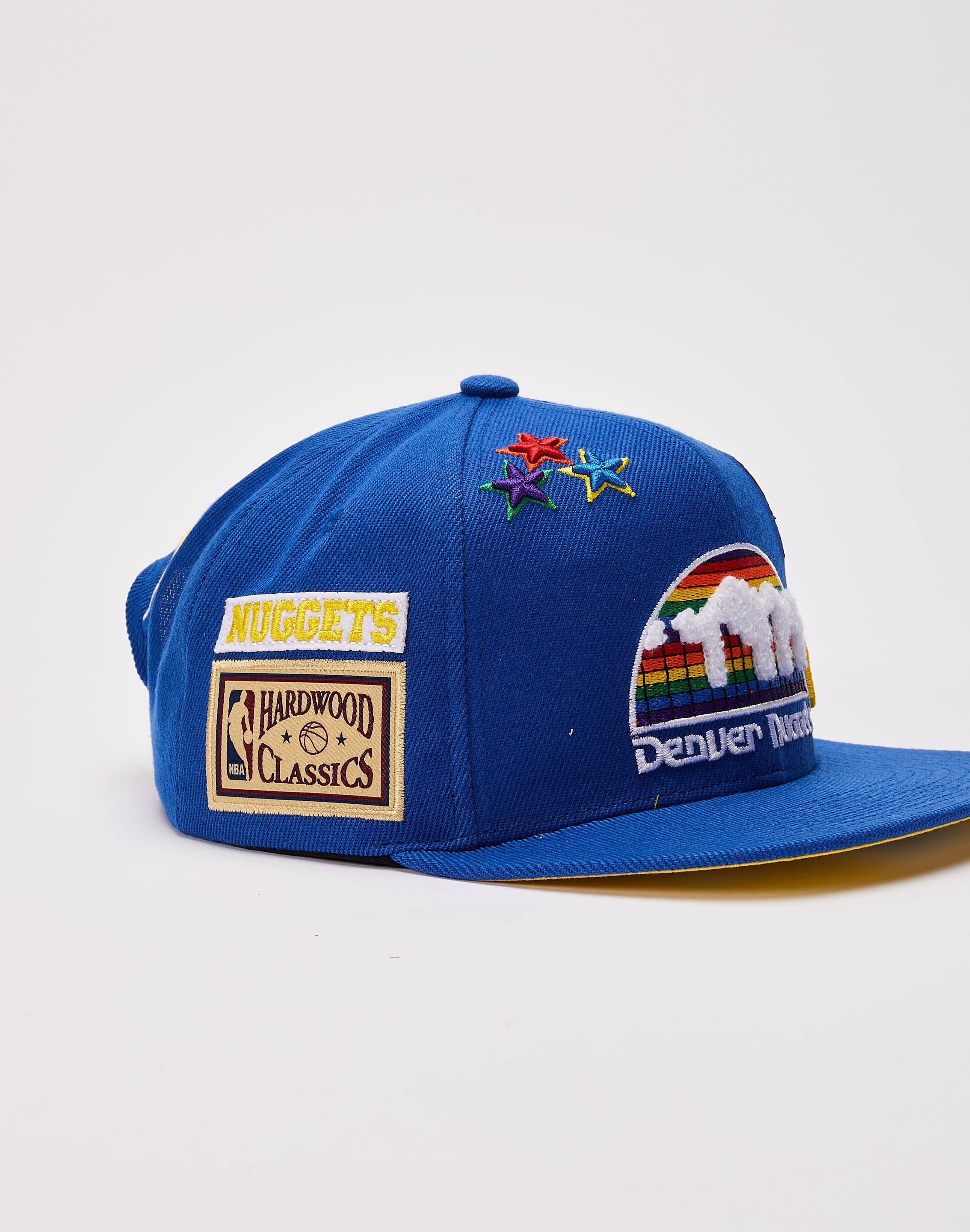 Mitchell & Ness Pop UV Denver Nuggets Patch Snapback Hat - Navy
