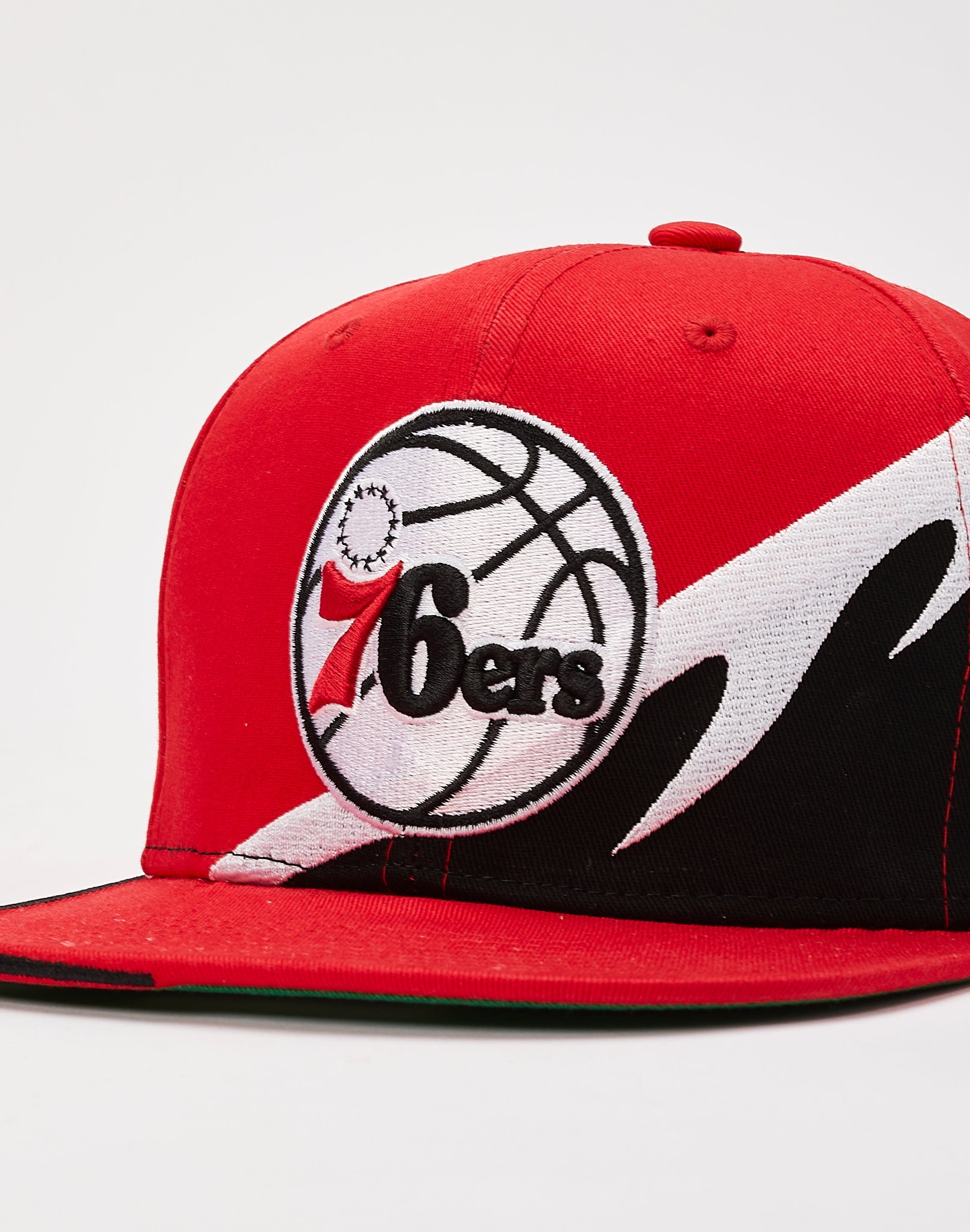  Mitchell & Ness Philadelphia 76ers Hat, Cap Snapback 212292394  Red (One Size) : Clothing, Shoes & Jewelry