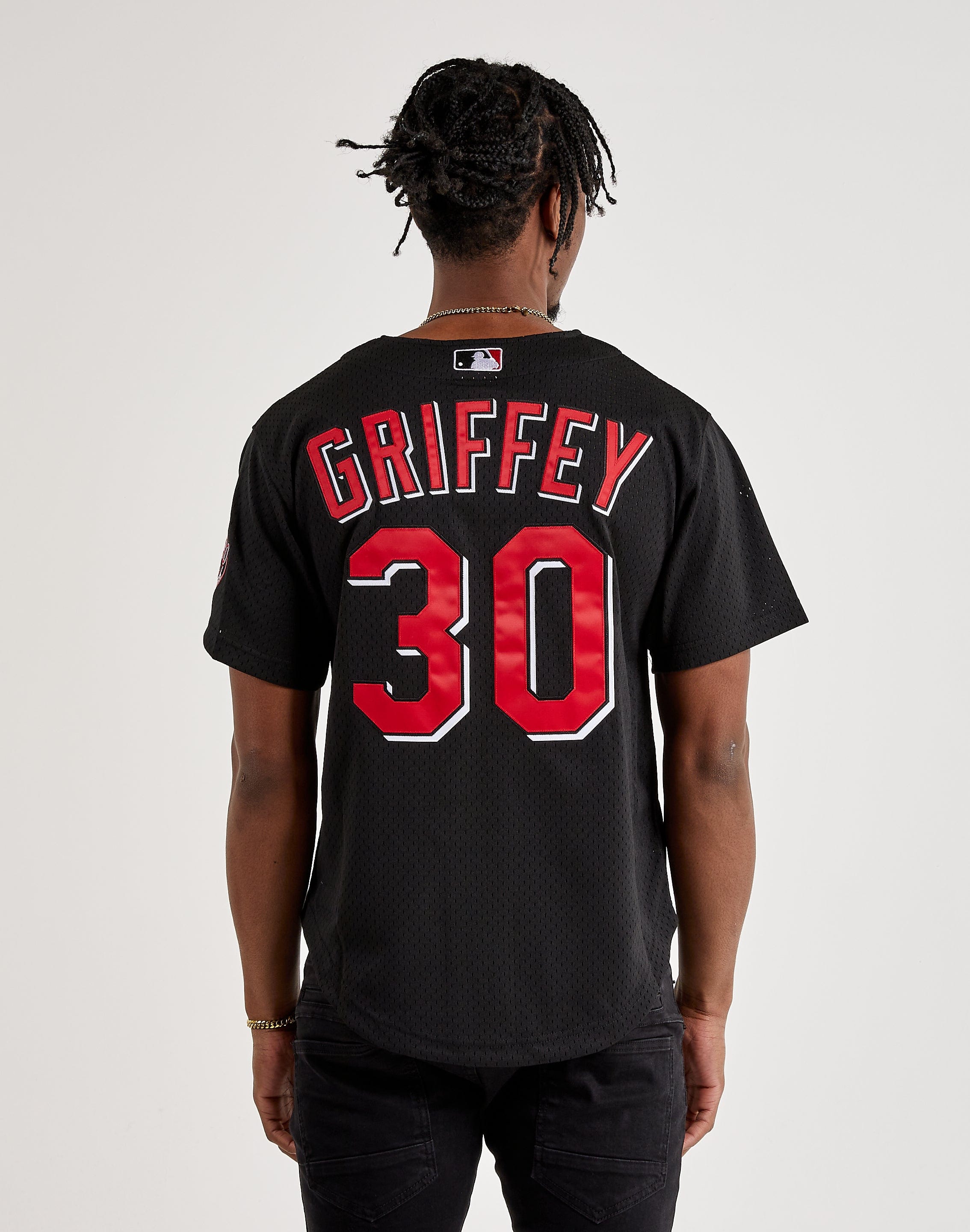 Shop Mitchell & Ness Cincinati Reds Ken Griffey Pullover Jersey  ABPJ3338CRE-SCR | SNIPES USA