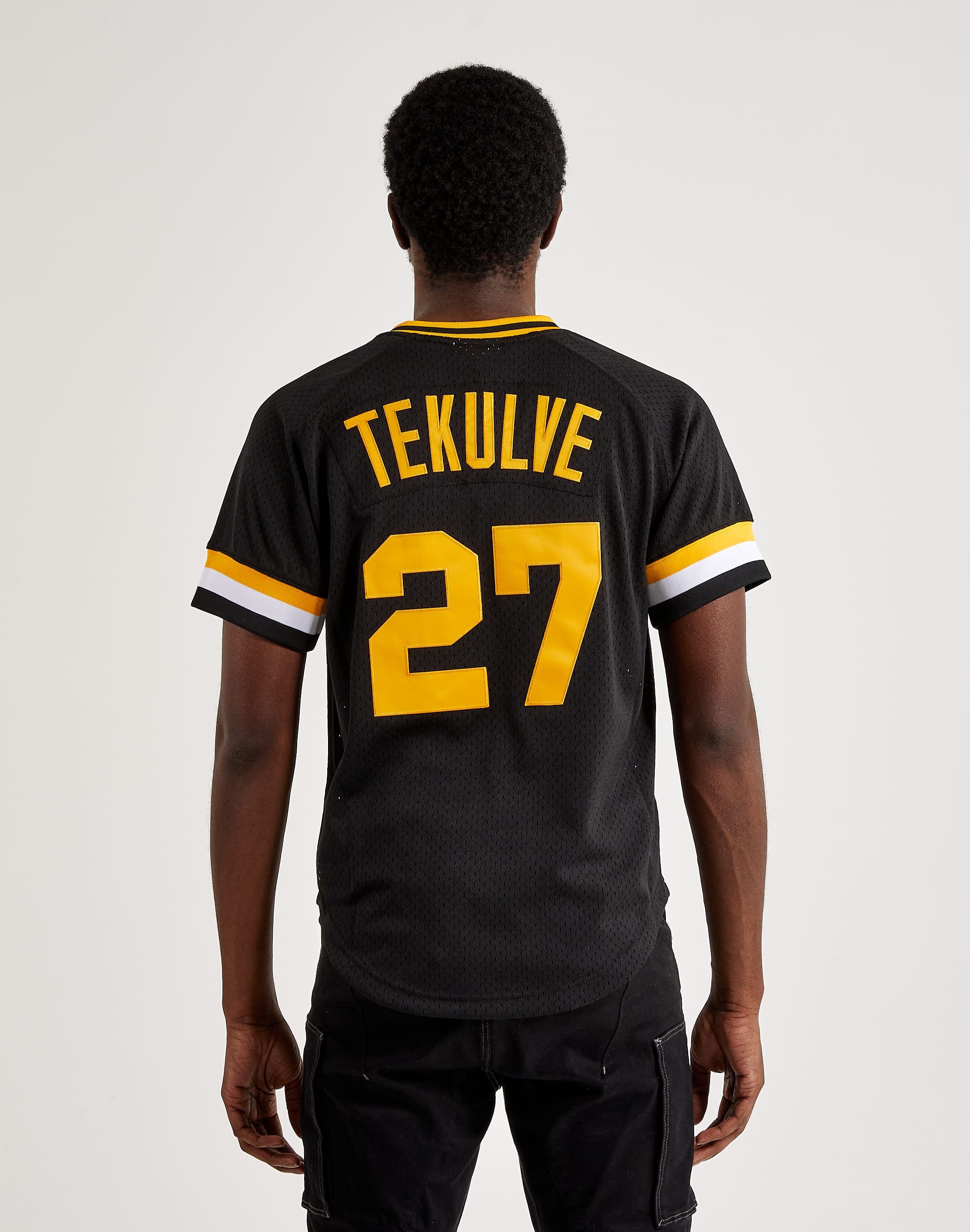 Mitchell & Ness Authentic Kent Tekulve Pittsburgh Pirates 1982 MLB Pullover Jersey Black / S