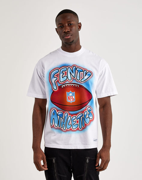 FENTY for Mitchell & Ness Unisex Super Bowl LVII Airbrush T-Shirt - White