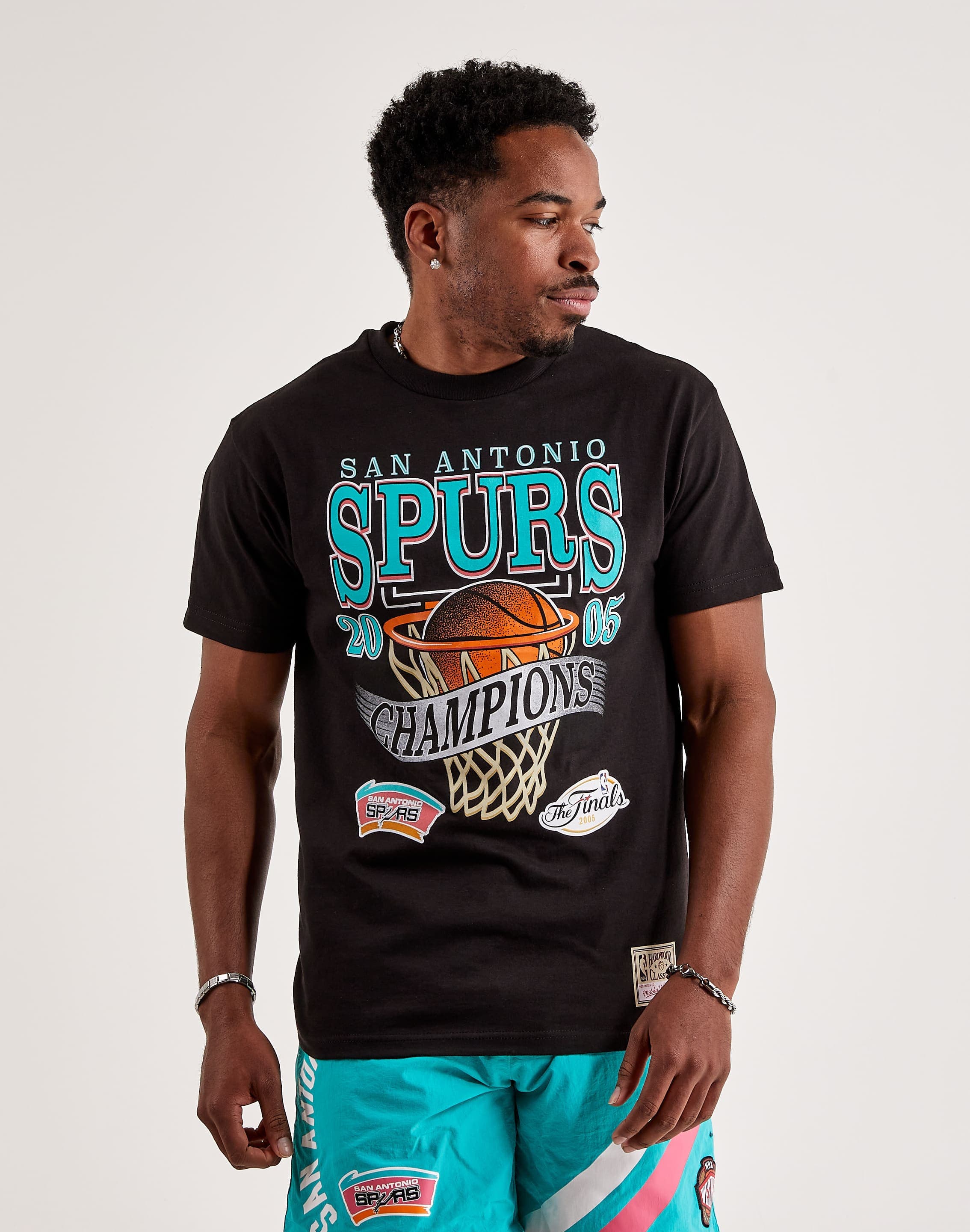 Adidas San Antonio Spurs Championship Ring T-shirt Size XL