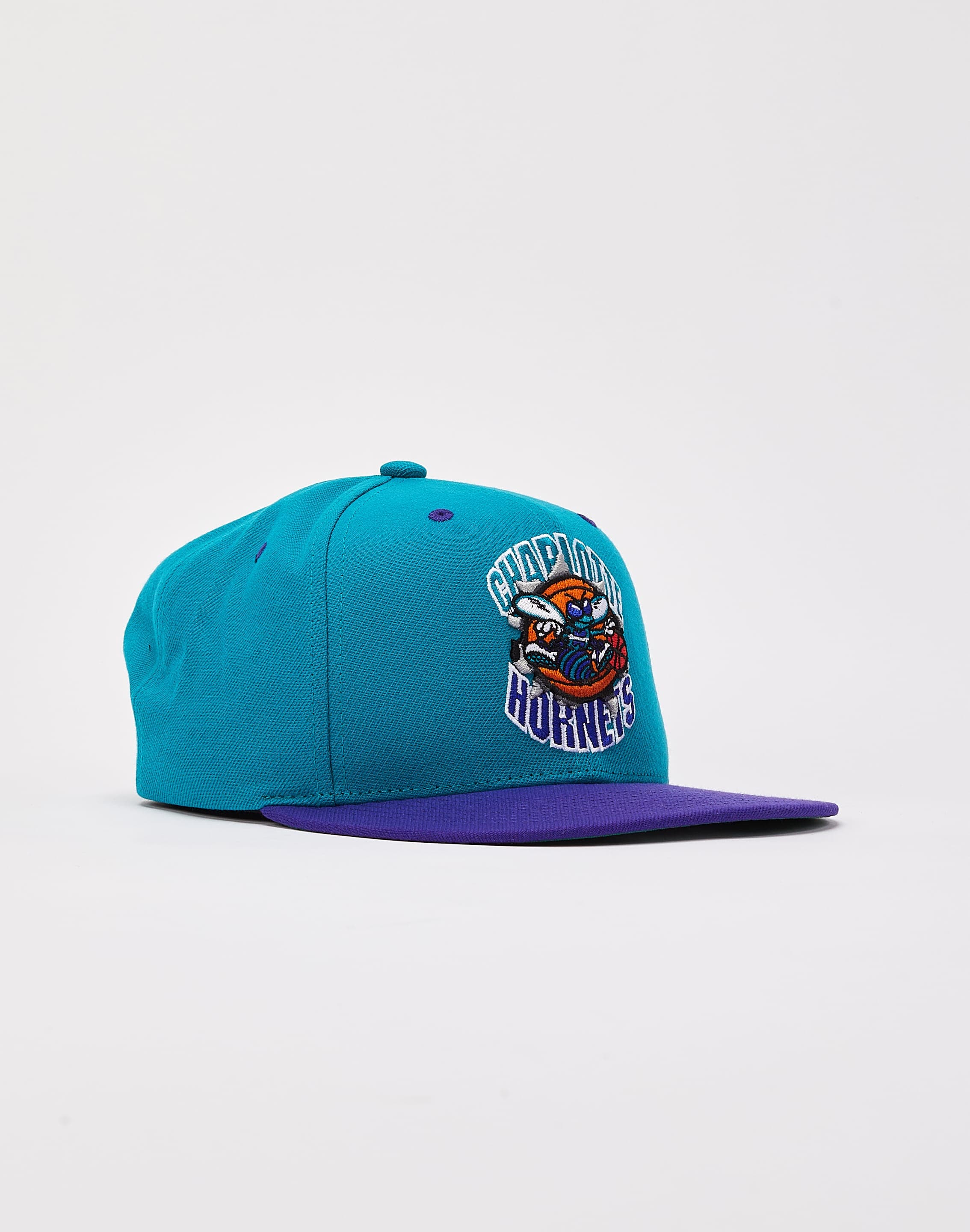 Lids Charlotte Hornets Mitchell & Ness City Collection Heritage Mesh Shorts  - Teal