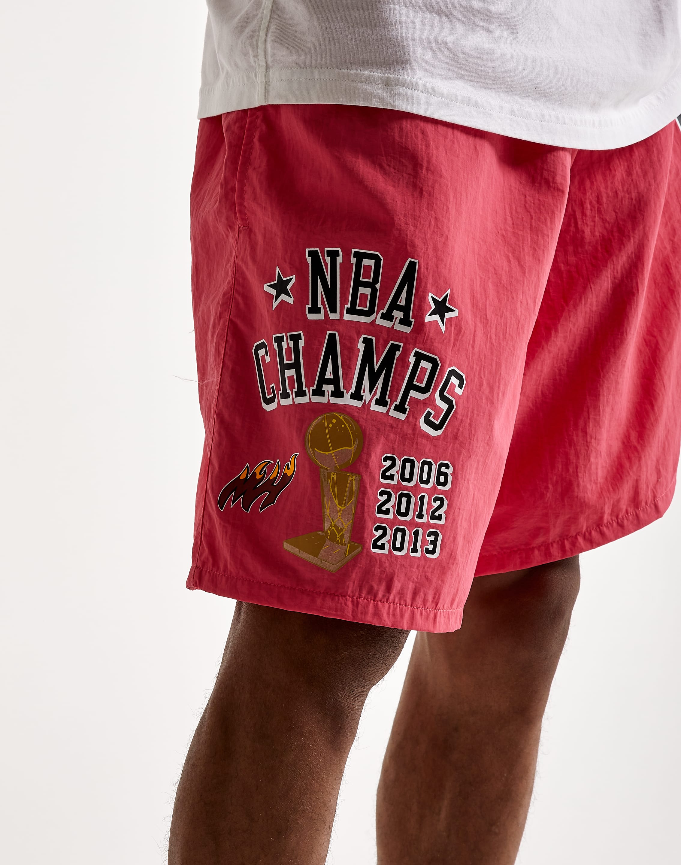 Supreme Mitchell & Ness Satin Basketball Short Pink
