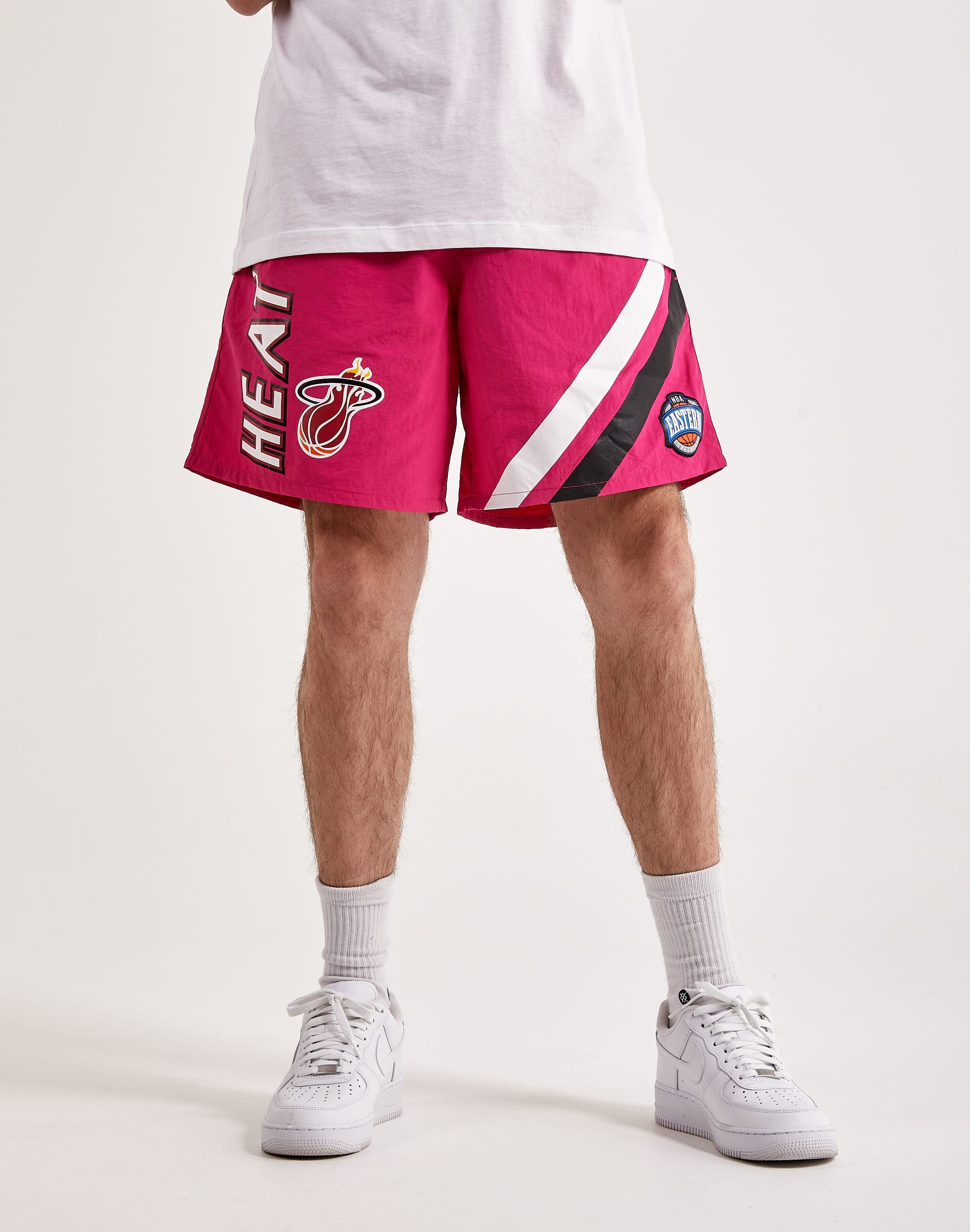 Mitchell & Ness Miami Heat Heritage Woven Shorts