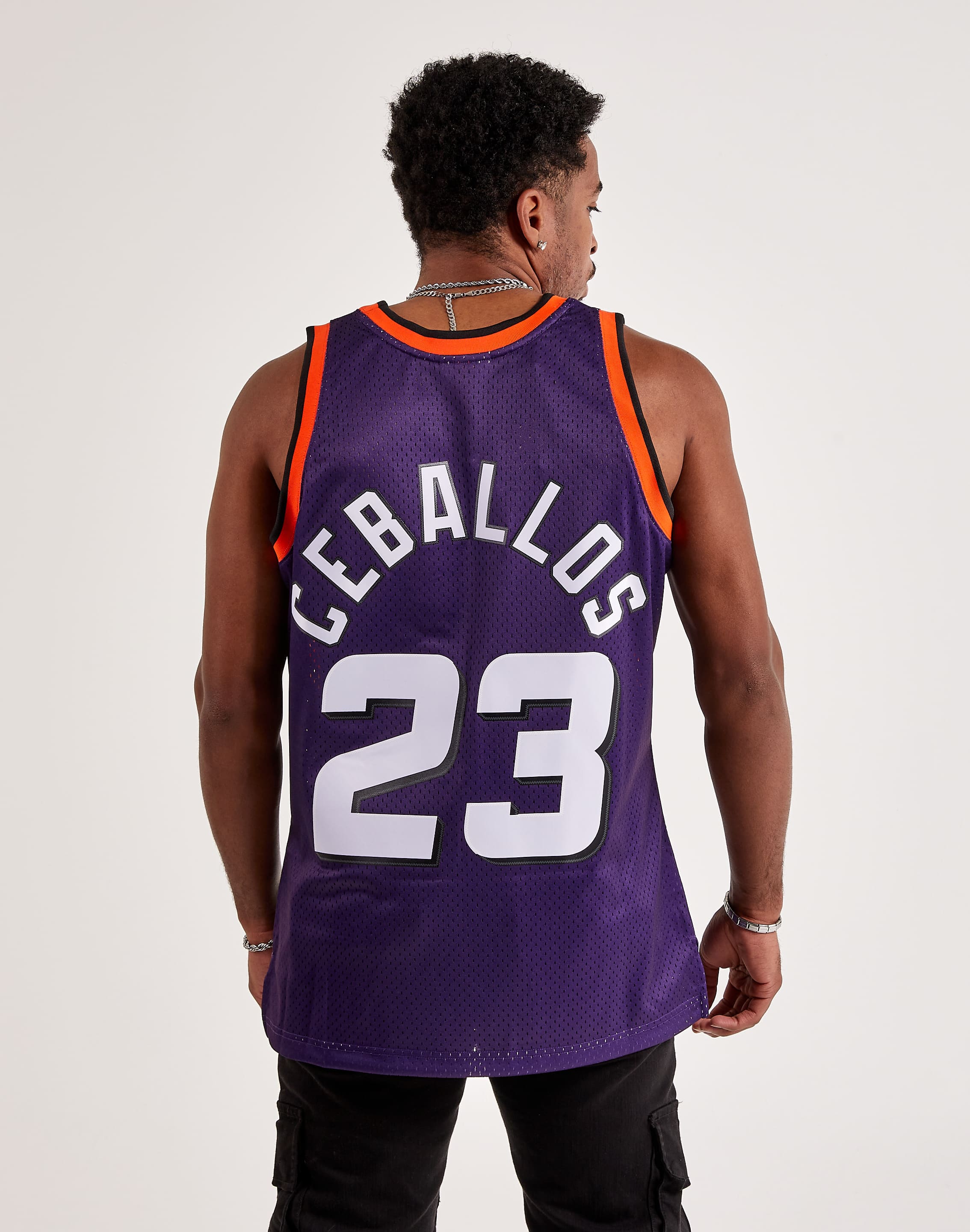 Mitchell & Ness Swingman Cedric Ceballos Phoenix Suns Road Jersey – DTLR