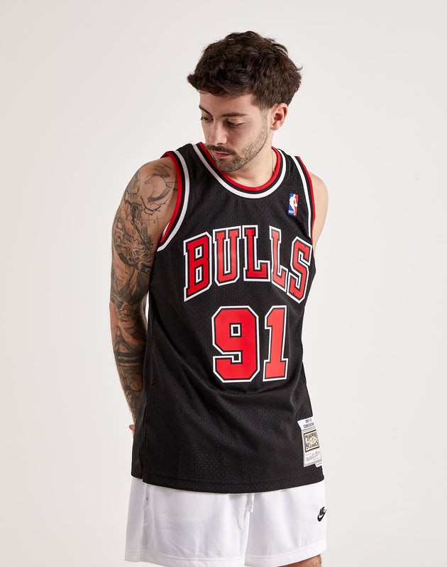 Mitchell & Ness Swingman Dennis Rodman Chicago Bulls Alternate Jersey ...