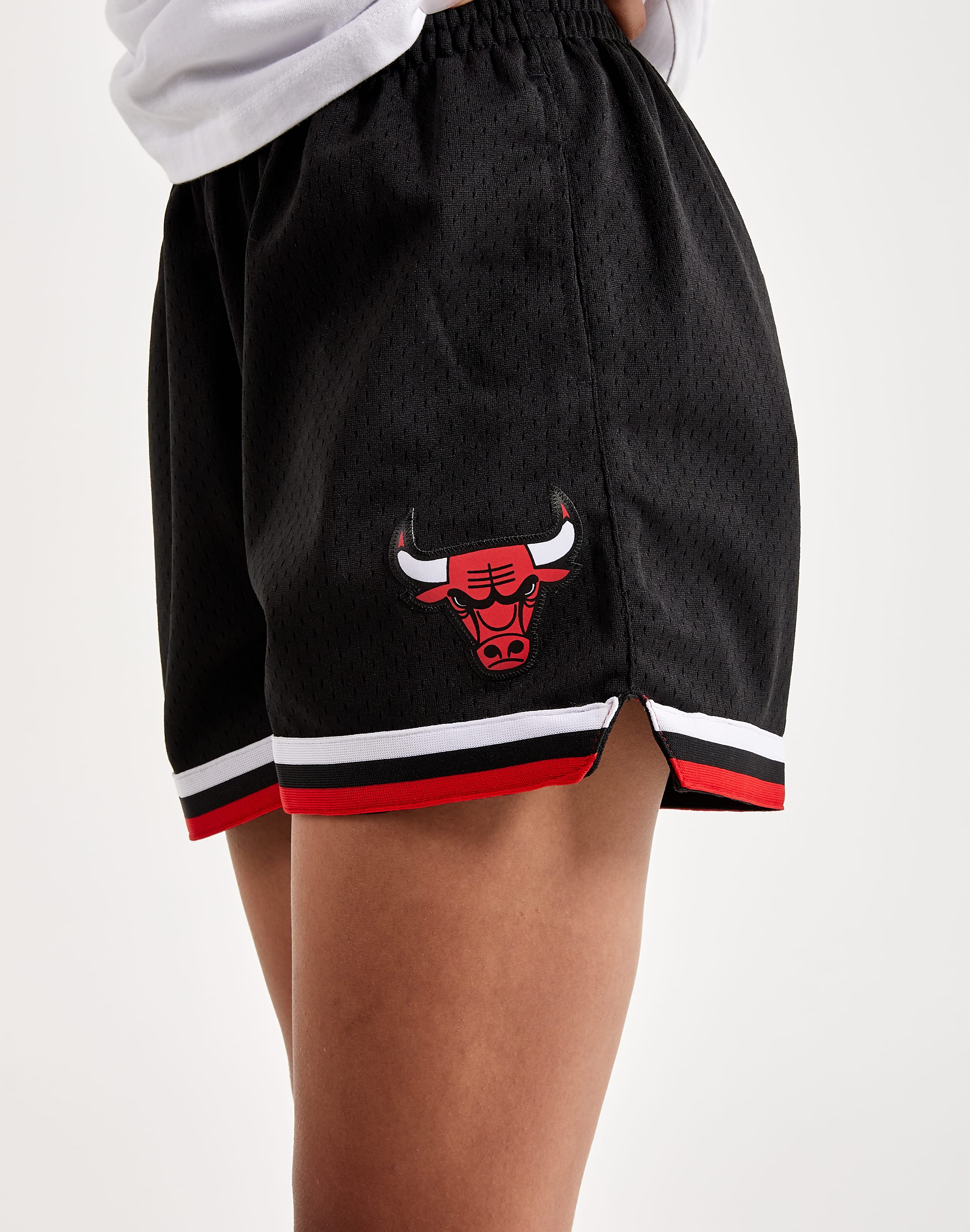 Women's Mitchell & Ness Red Chicago Bulls Jump Shot Shorts