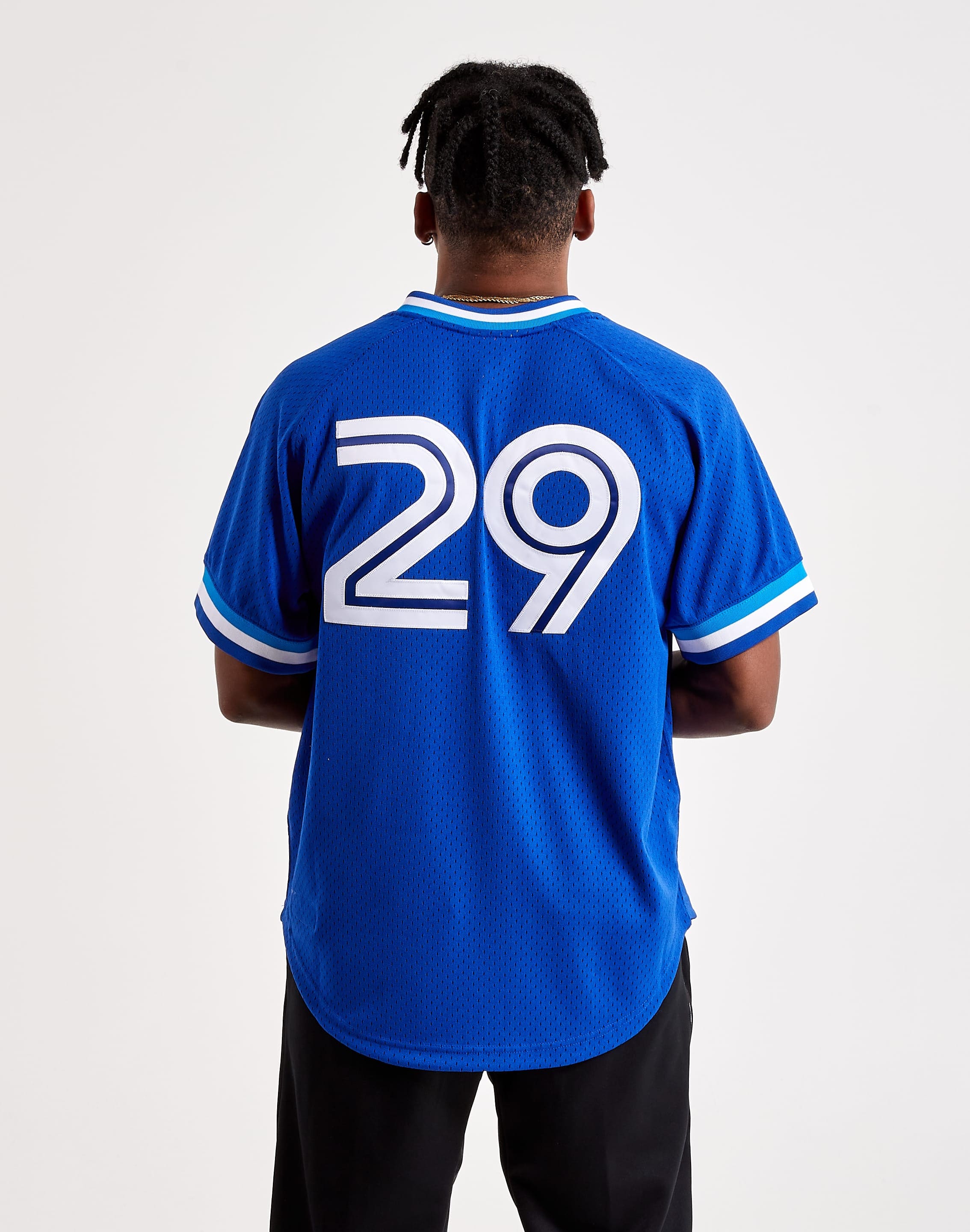 Men's Toronto Blue Jays Joe Carter Mitchell & Ness Royal 1993 Authentic  Cooperstown Collection Mesh Batting Practice Jersey