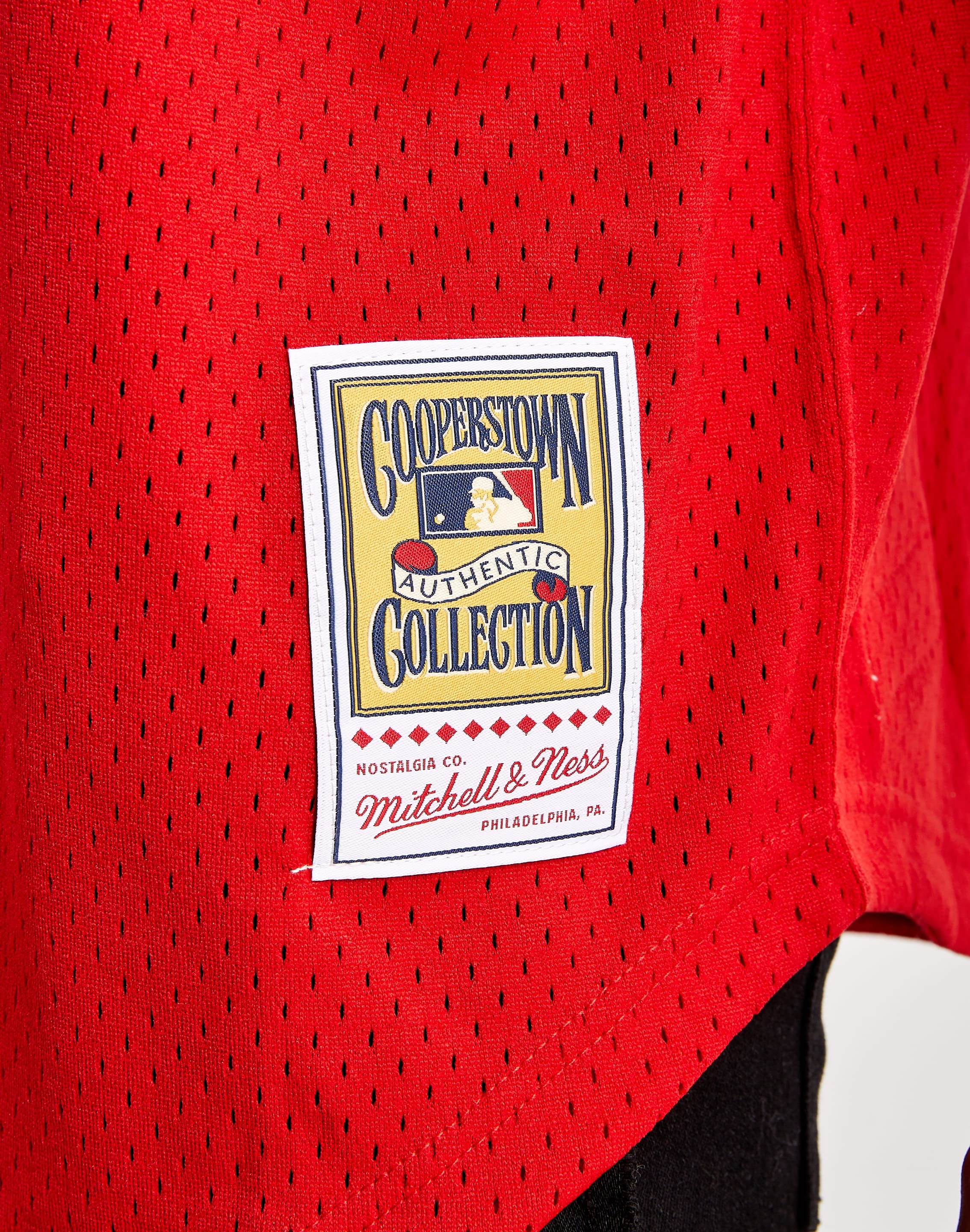 Youth Atlanta Braves Dale Murphy Mitchell & Ness Red Cooperstown Collection  Mesh Batting Practice Jersey