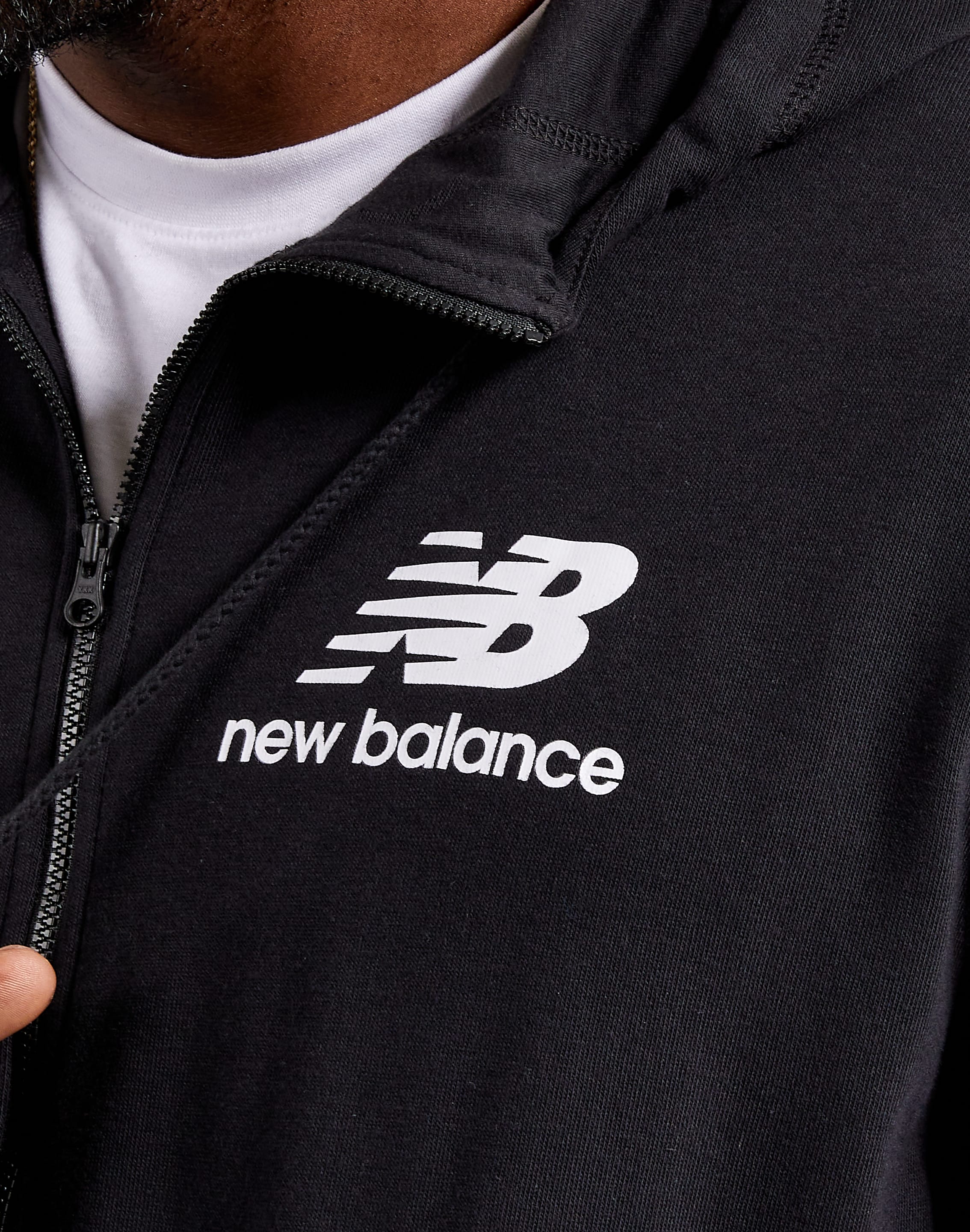 New Balance Essentials Full-Zip – DTLR Stacked Hoodie