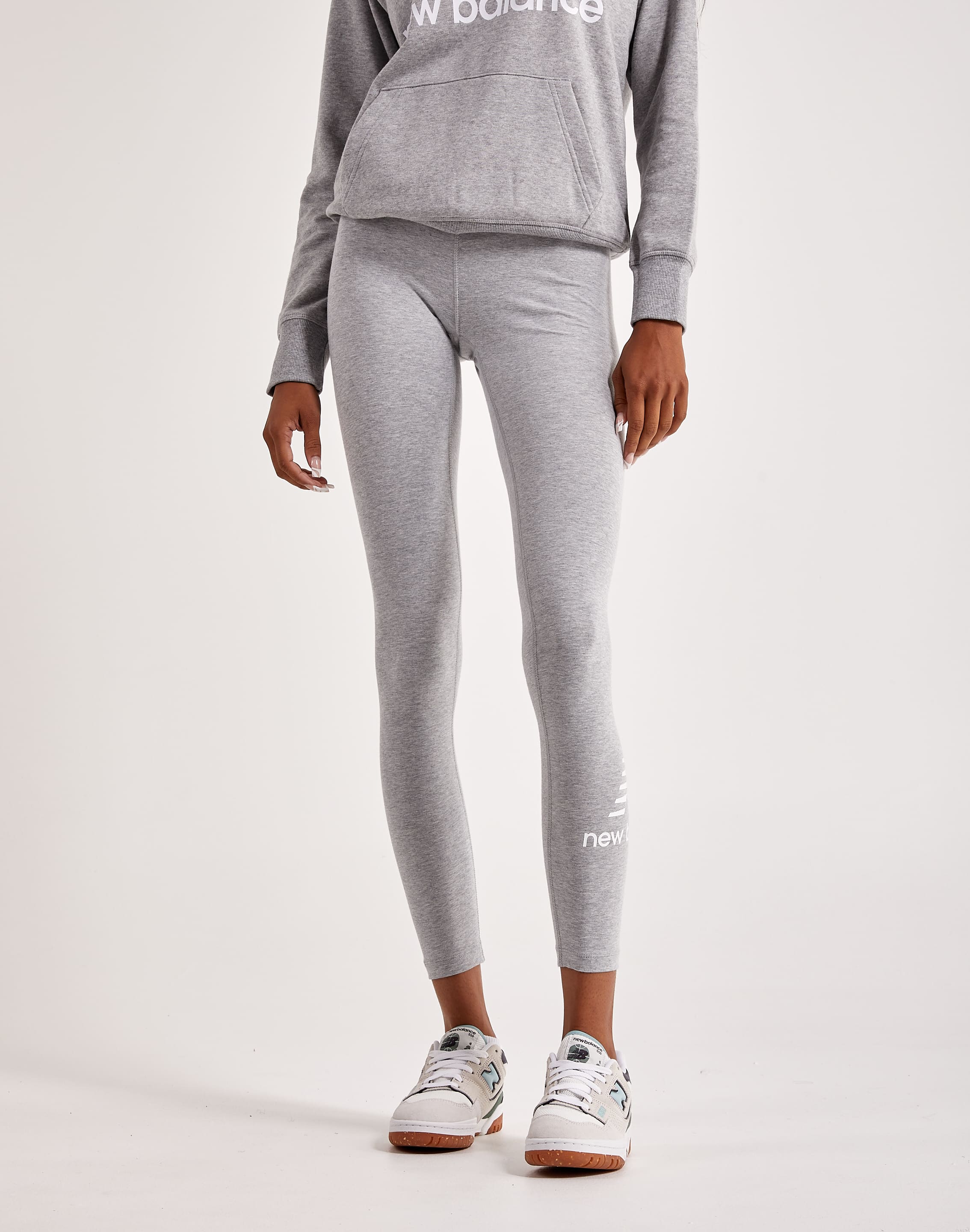 New Balance Women's NB Essentials Stacked Legging, Athletic Grey