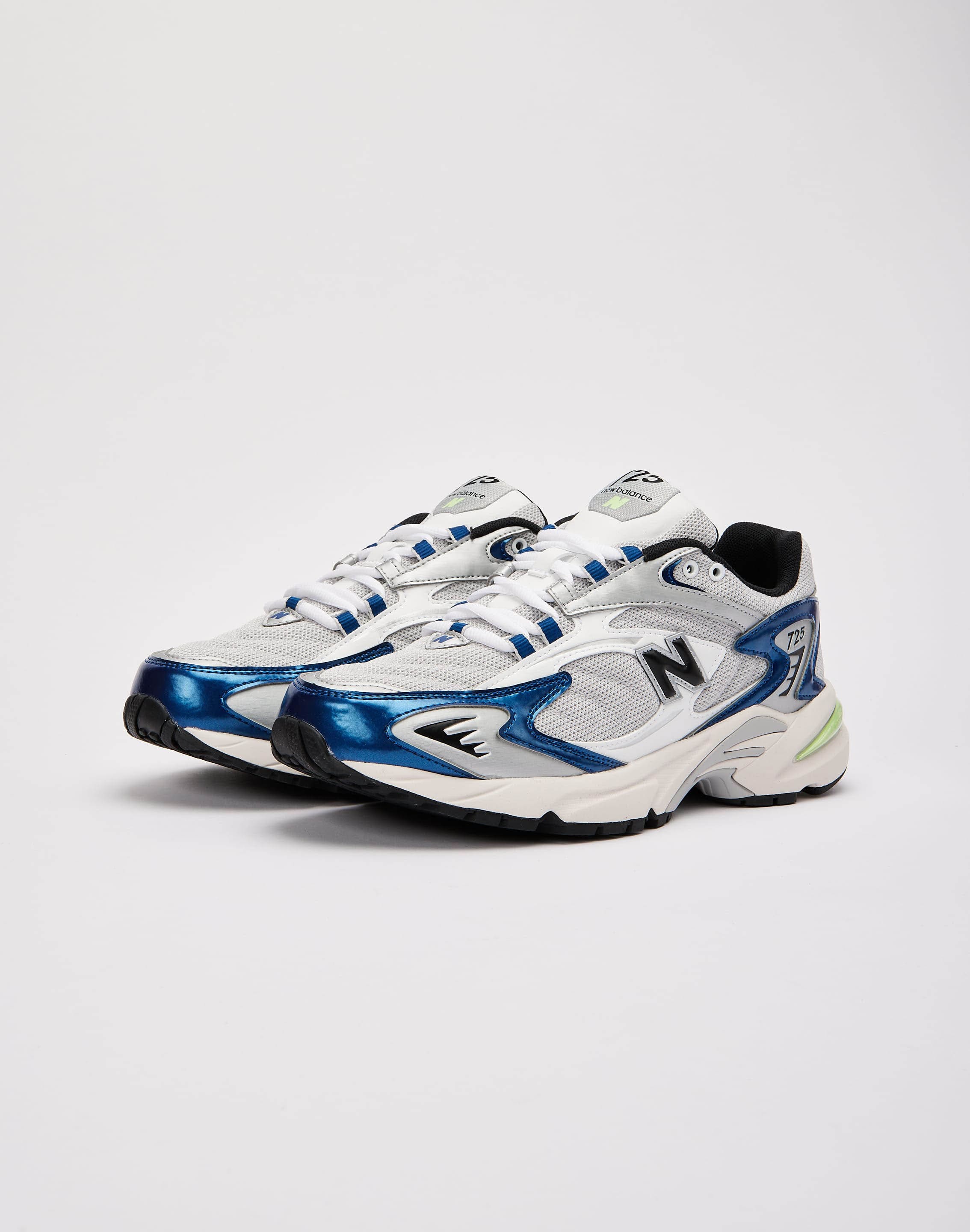 New balance blue white best sale