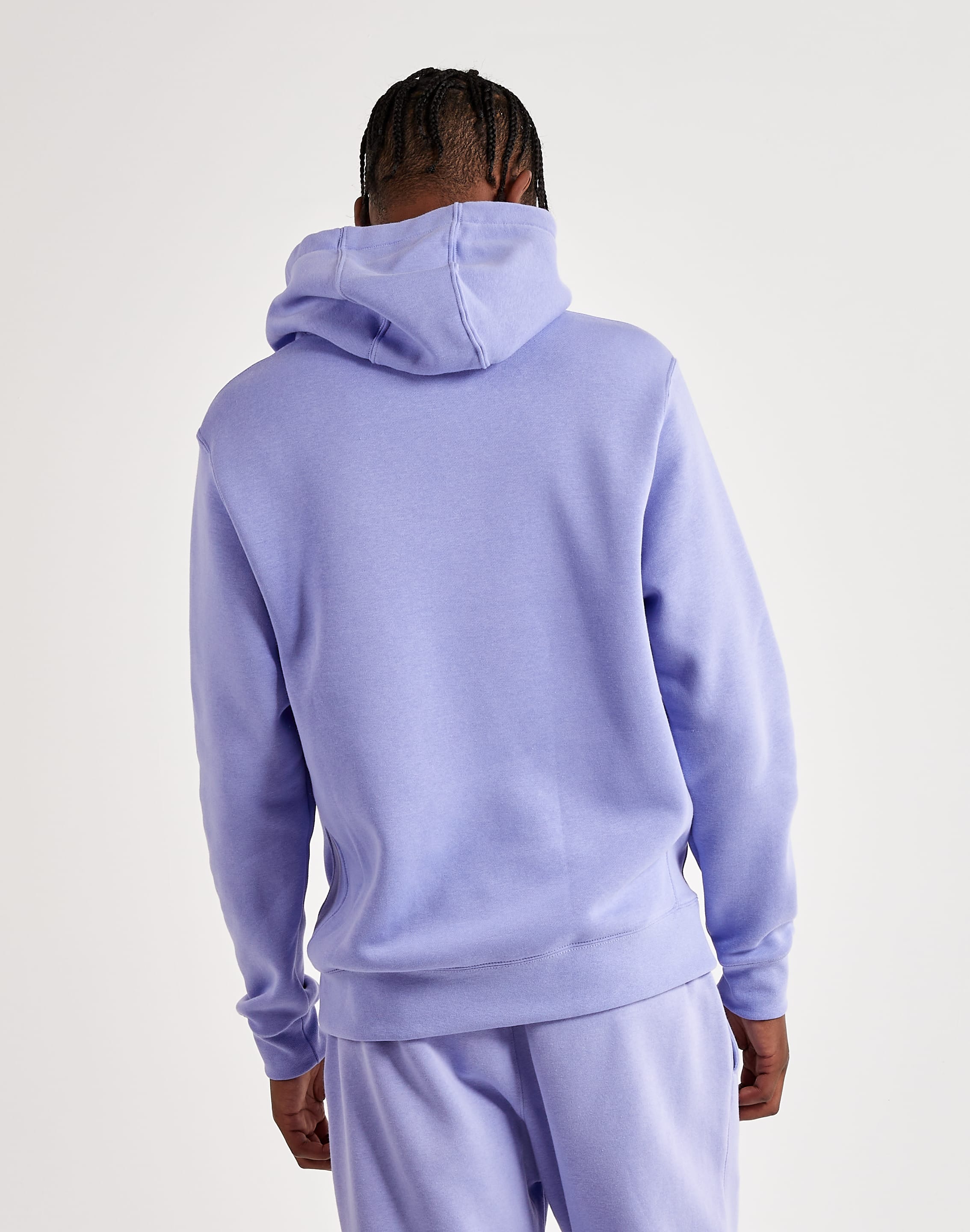 Nike Men's Sportswear Club Fleece Pullover Hoodie-Purple - Hibbett